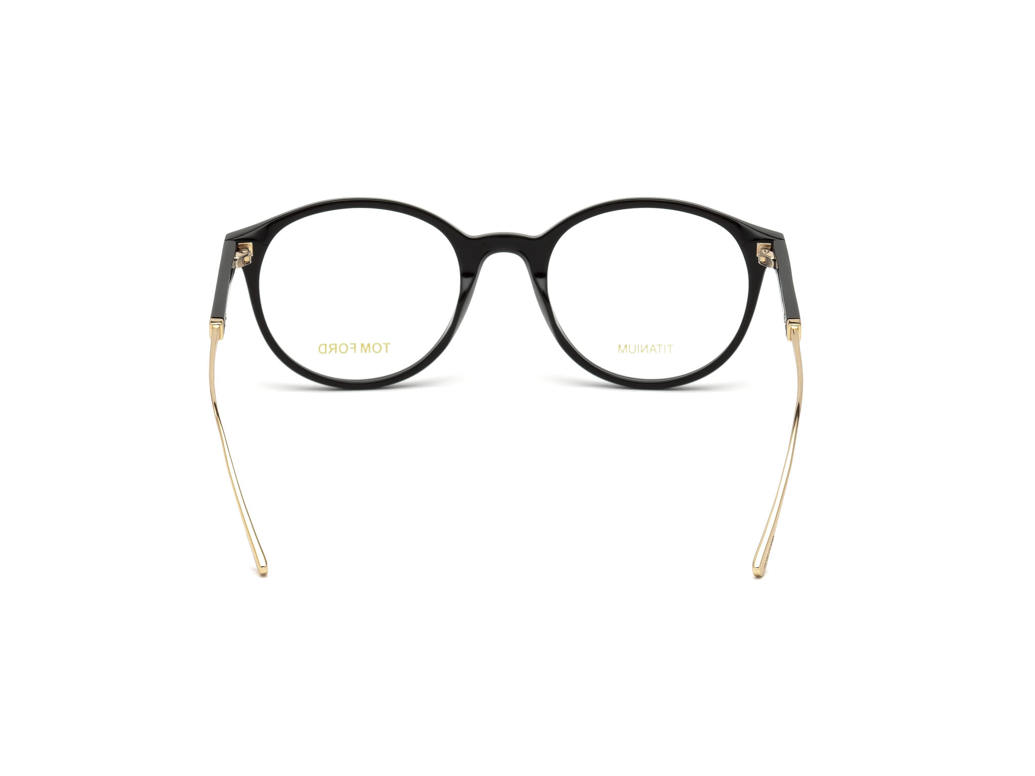 Tomford TF5485 Frame Black Male Full Titanium Frame — Black frame — view 4
