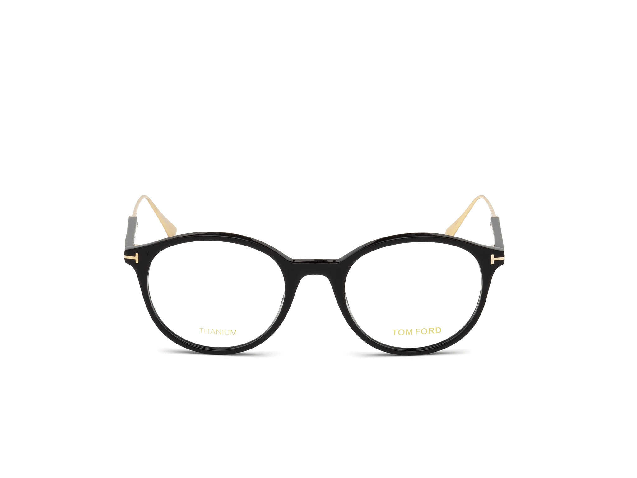 Tomford TF5485 Frame Black Male Full Titanium Frame — Black frame — view 8