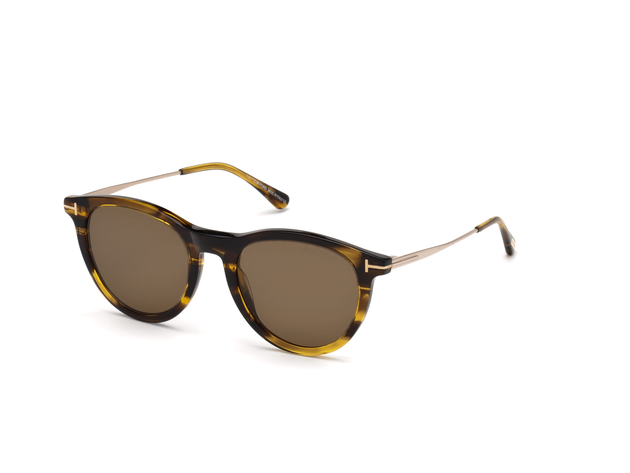 Tomford TF626 Sunglass Brown Male Full Metal — Brown frame