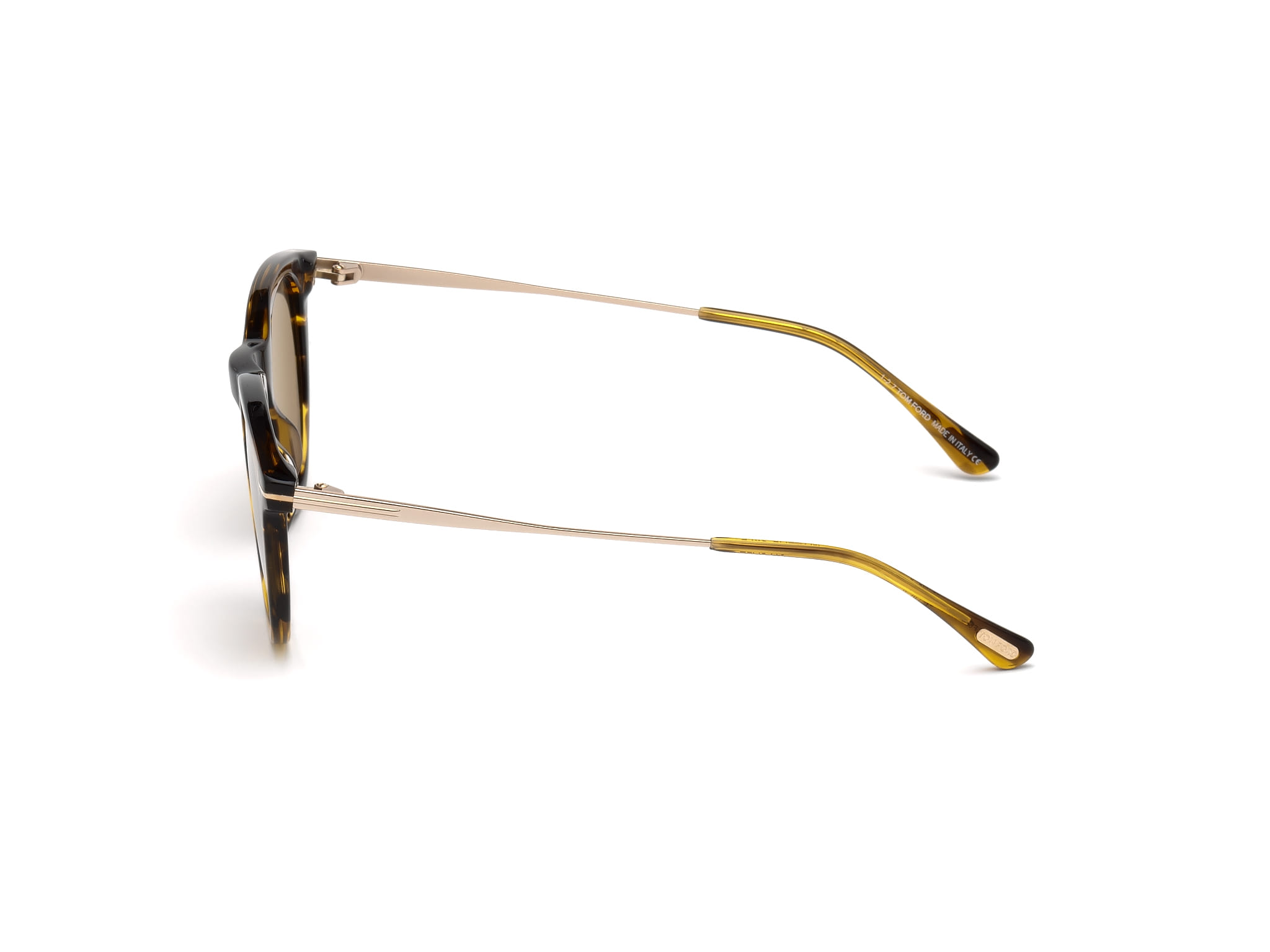 Tomford TF626 Sunglass Brown Male Full Metal Sunglass — Brown frame — view 2