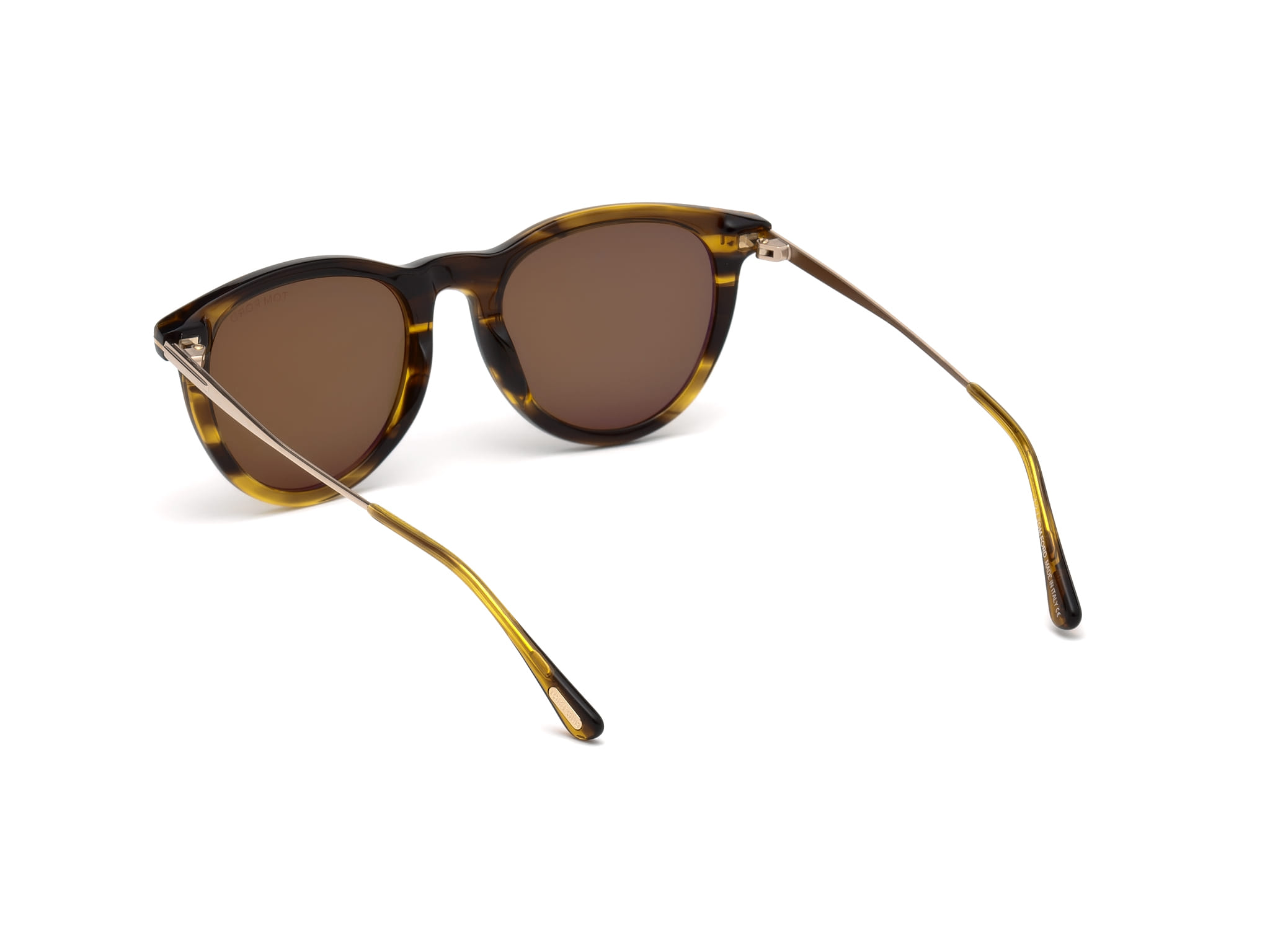 Tomford TF626 Sunglass Brown Male Full Metal Sunglass — Brown frame — view 3