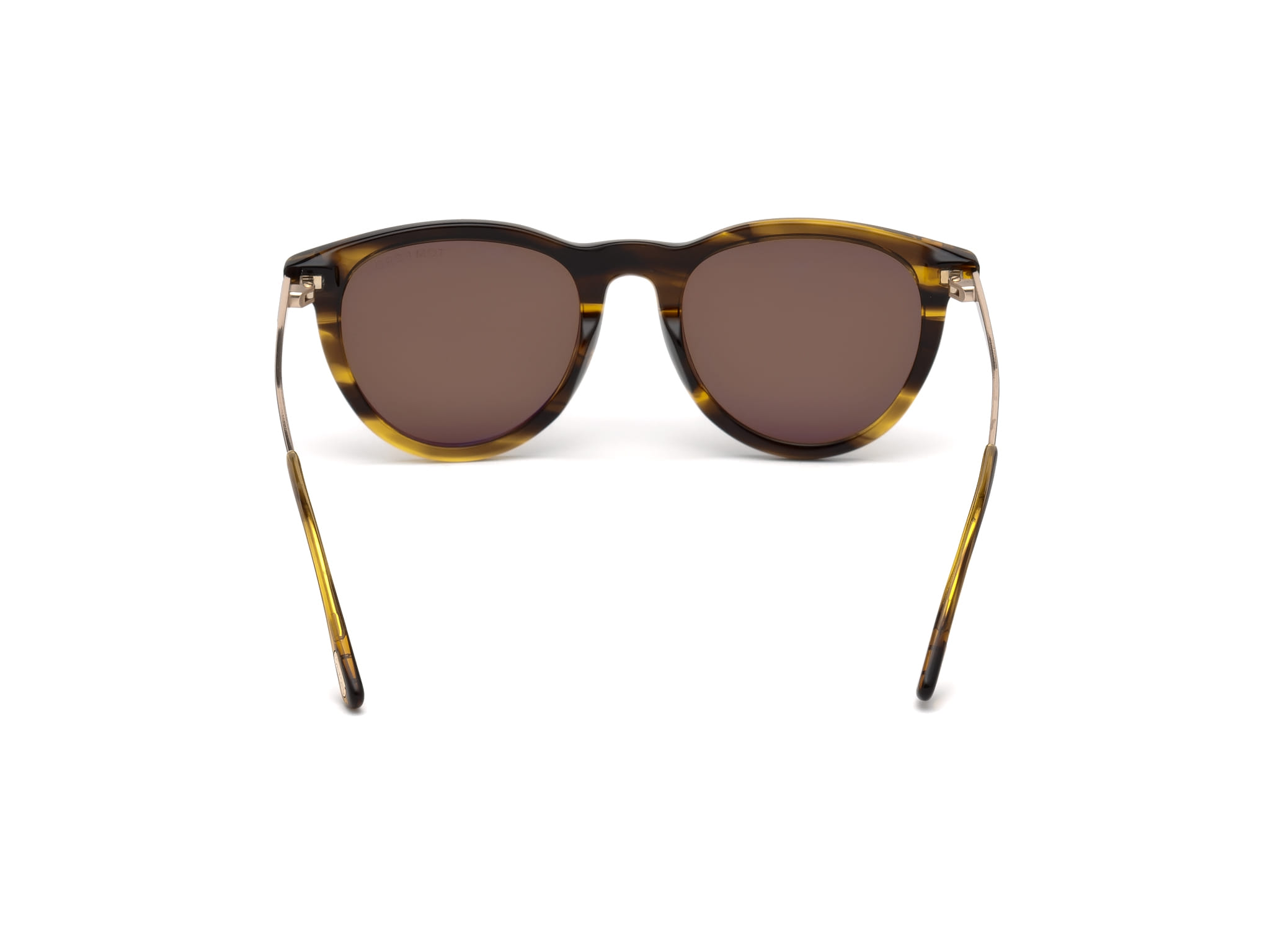 Tomford TF626 Sunglass Brown Male Full Metal Sunglass — Brown frame — view 4