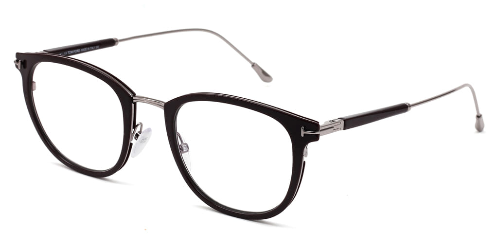 Tomford FT5612-B Frame Brown Male Full Shell with Metal — Brown frame