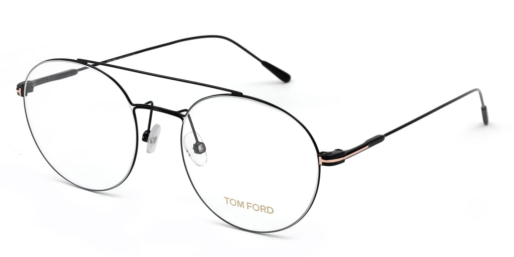 Tomford FT5603 Frame Black Male Full Metal — Gold frame