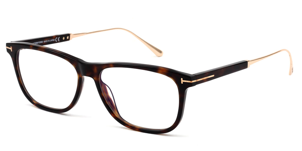 Tomford FT5589-B Frame Brown Male Full Titanium — Brown frame