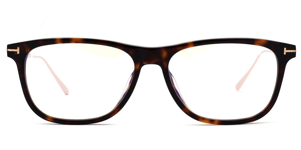 Tomford FT5589-B Frame Brown Male Full Titanium Frame — Brown frame — view 3