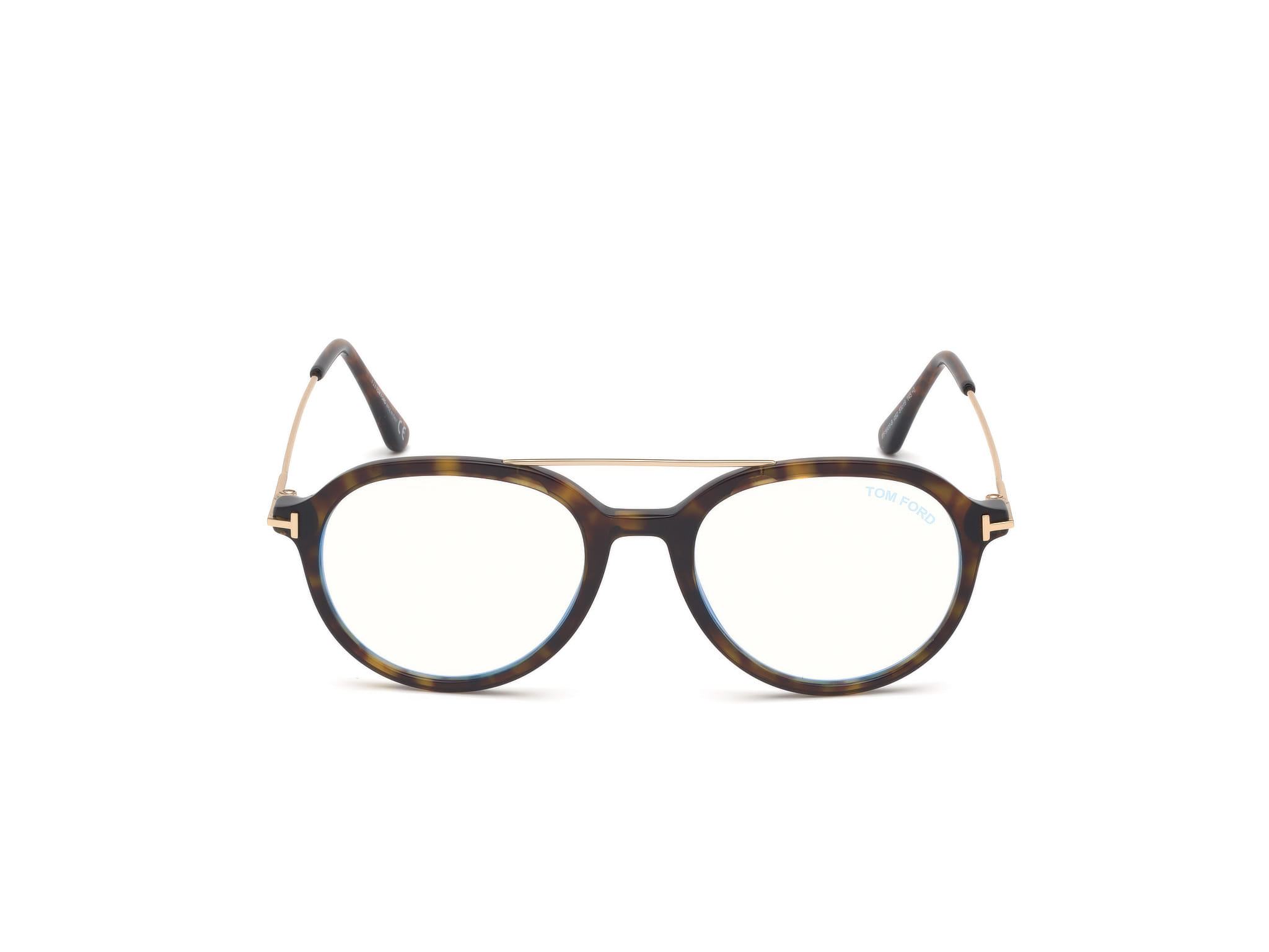 Tomford TF5609-B Frame Brown Male Full Metal Frame — Brown frame — view 1