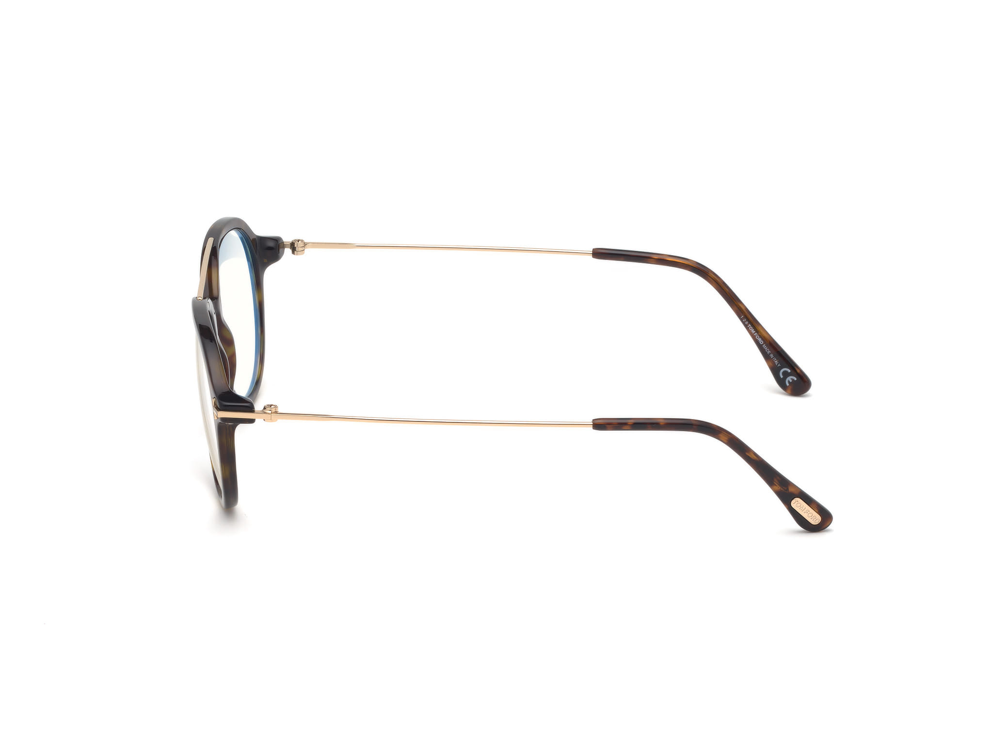 Tomford TF5609-B Frame Brown Male Full Metal Frame — Brown frame — view 2