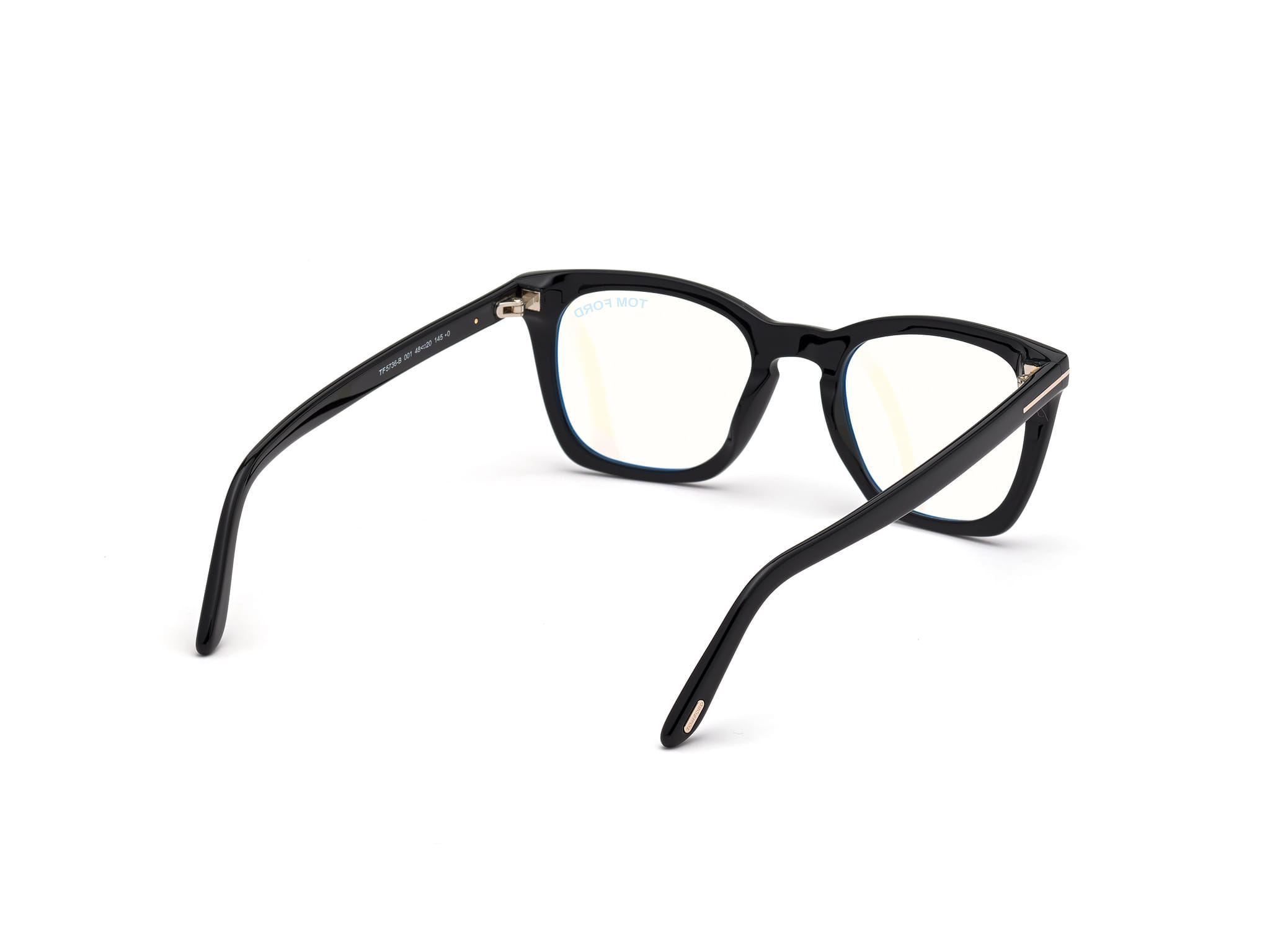 Tomford FT5736-B Frame Black Male Full Shell Frame — Black frame — view 5