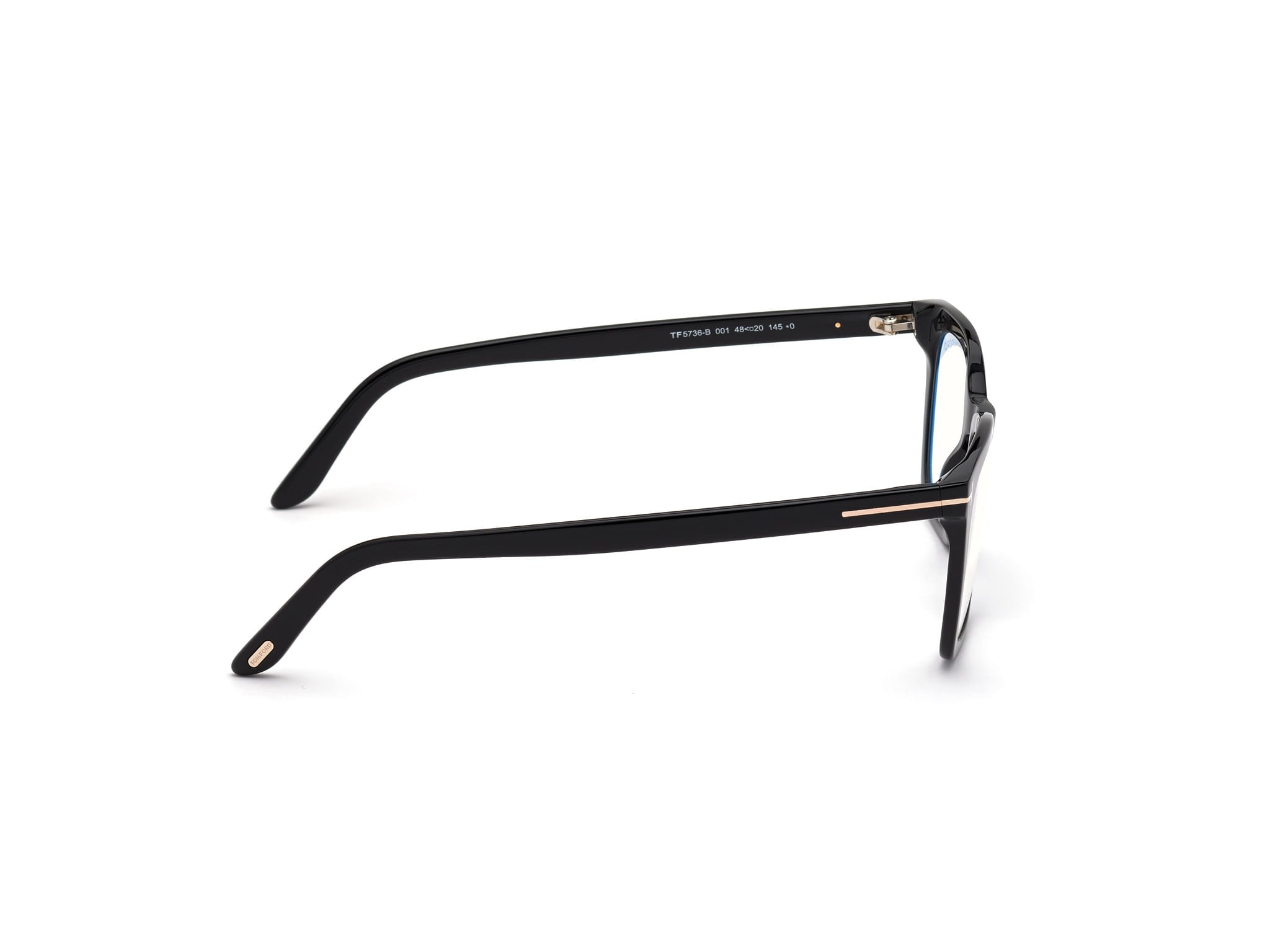 Tomford FT5736-B Frame Black Male Full Shell Frame — Black frame — view 6