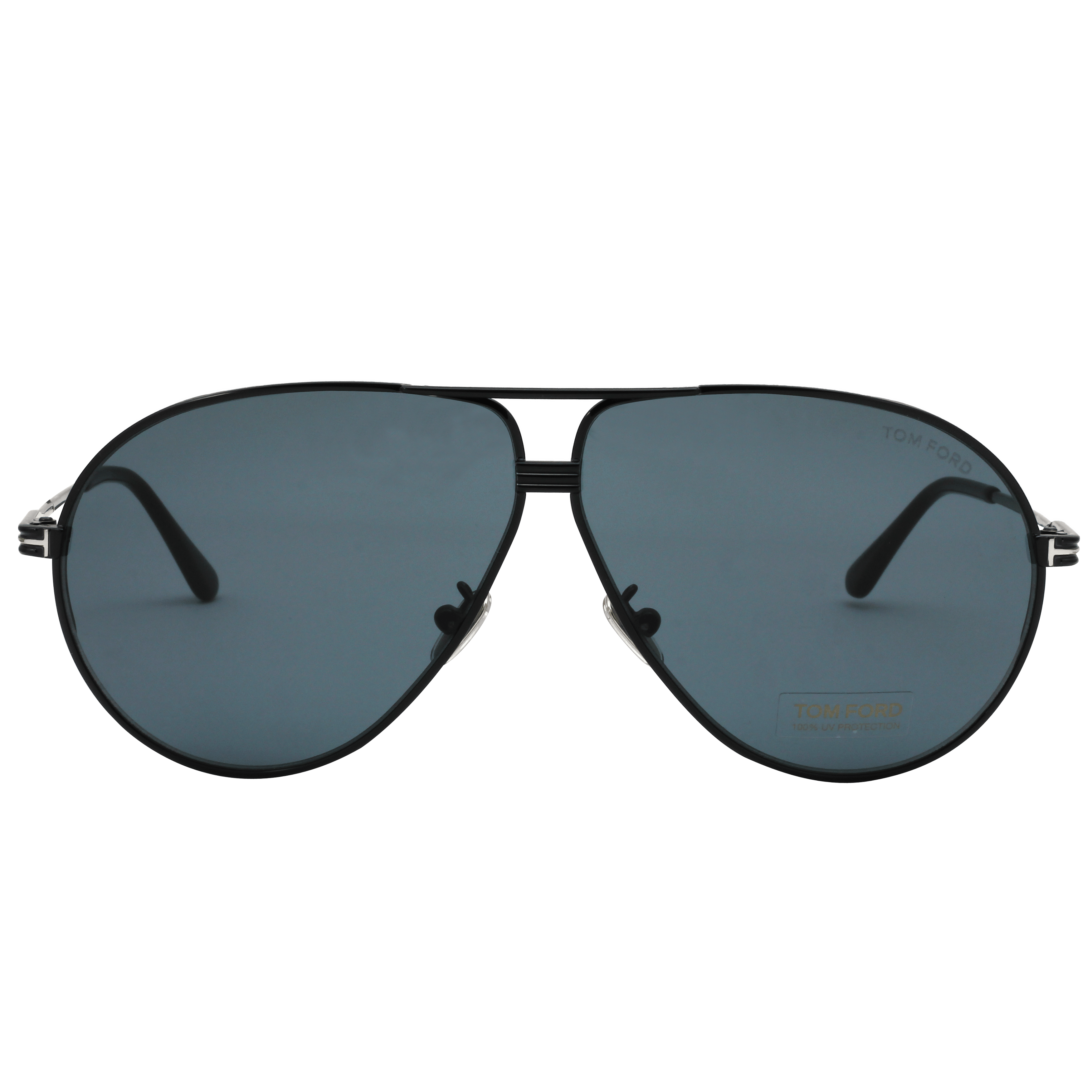 Tomford FT0734-H Sunglass Black Male Full Metal Sunglass — Black frame — view 2