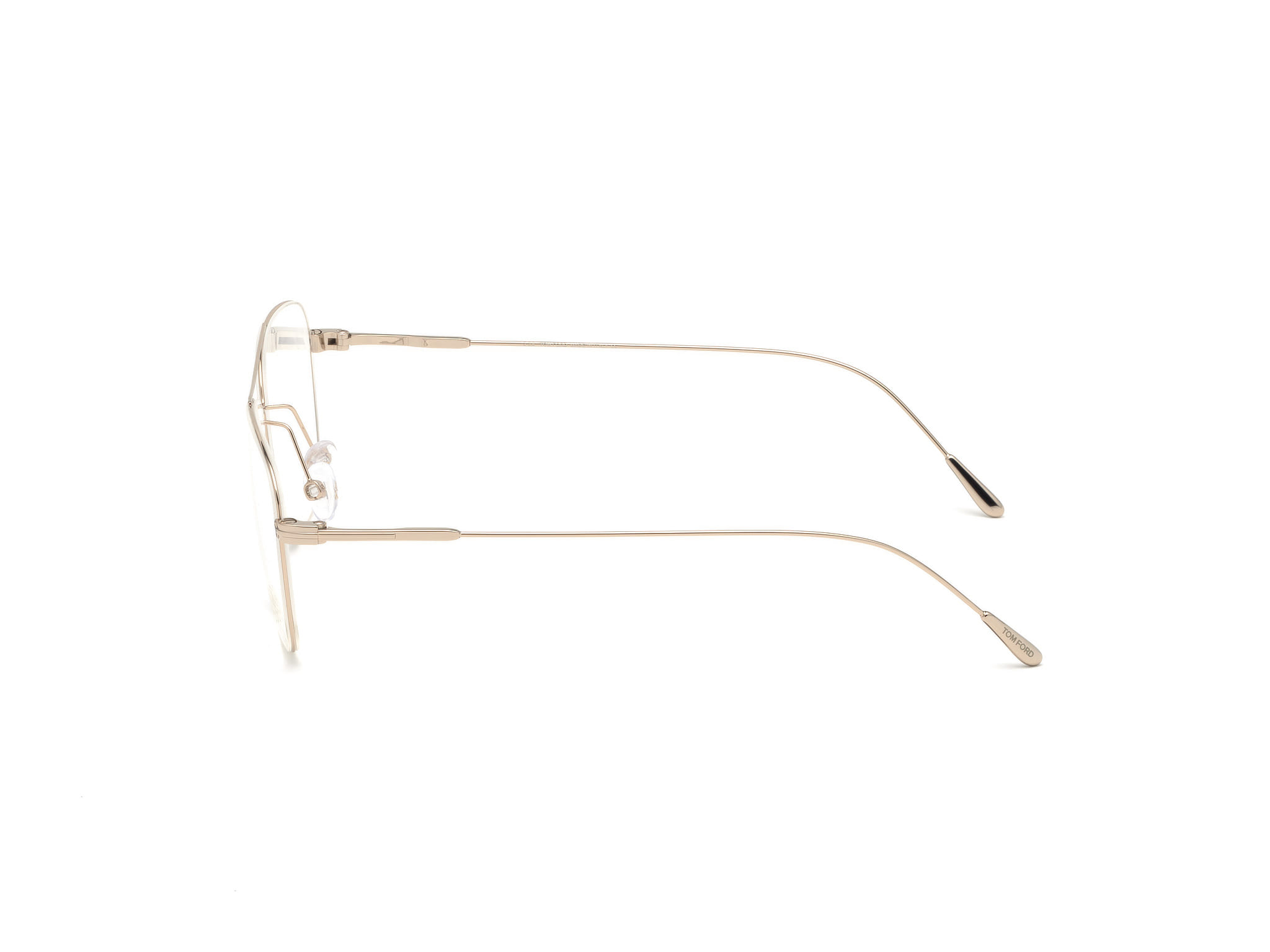 Tomford FT5604 Frame Rose Gold Male Supra Metal Frame — view 3