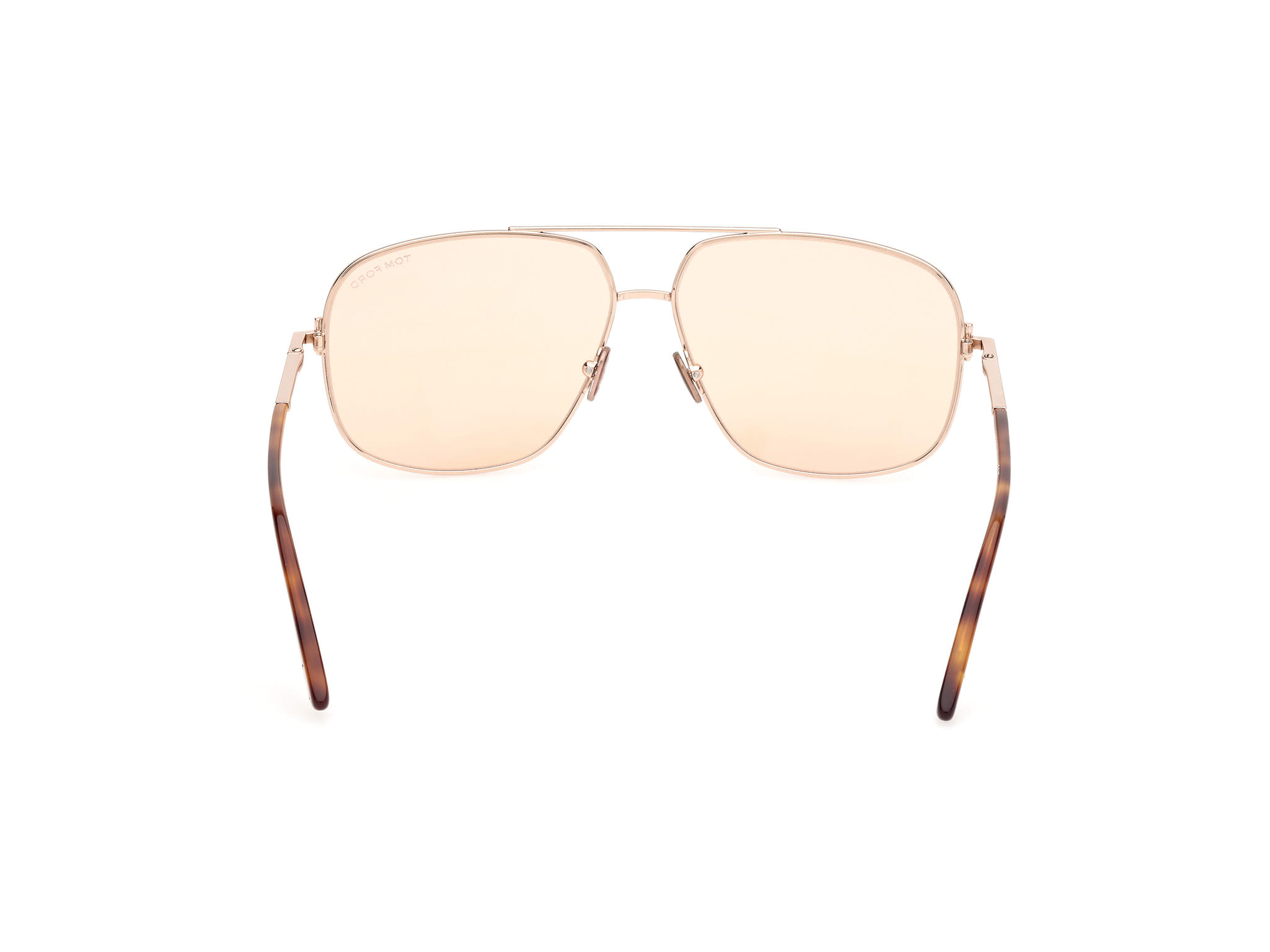 Tomford FT1096 Sunglass Light Gold Male Full Metal Sunglass — Light Gold frame — view 4