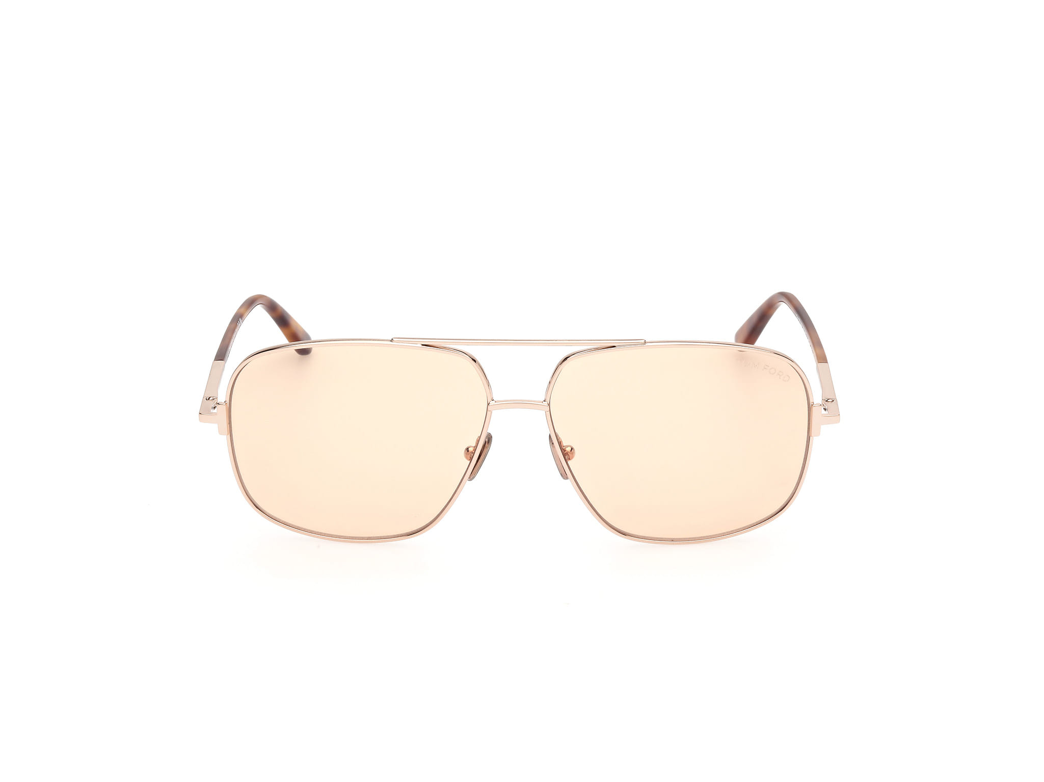 Tomford FT1096 Sunglass Light Gold Male Full Metal Sunglass — Light Gold frame — view 8