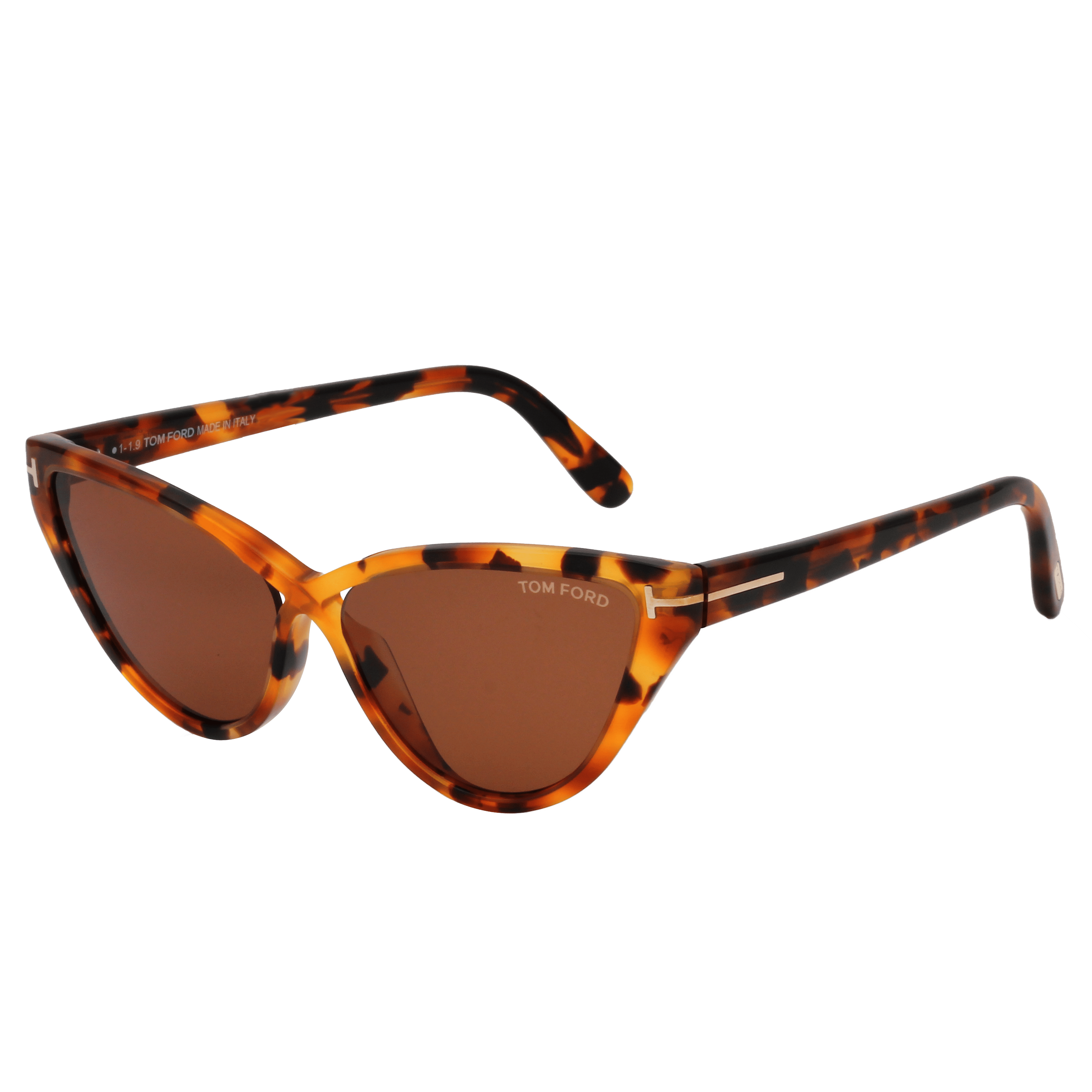 Tomford FT0740 Sunglass Brown Female Full Shell — Brown frame