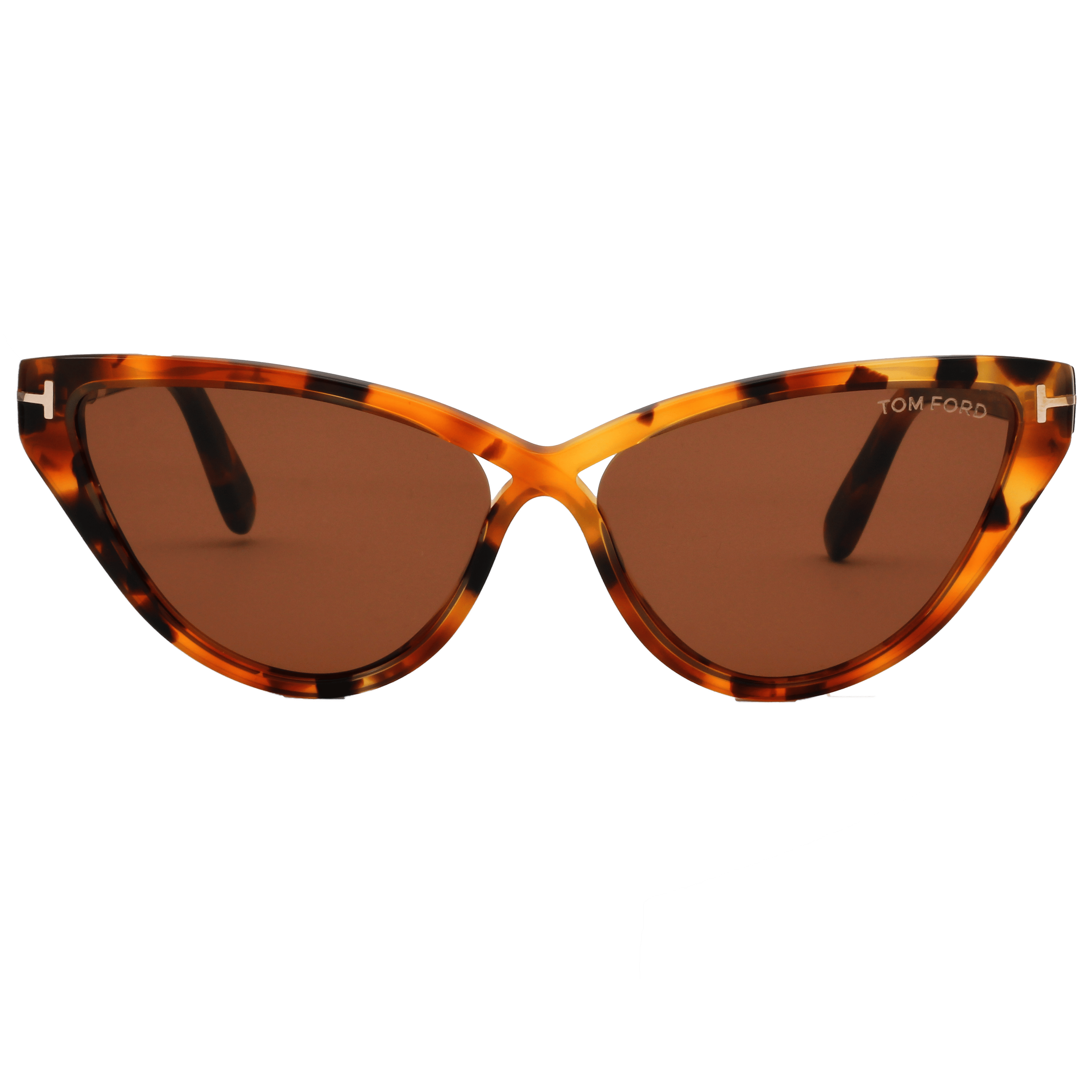 Tomford FT0740 Sunglass Brown Female Full Shell — Brown frame