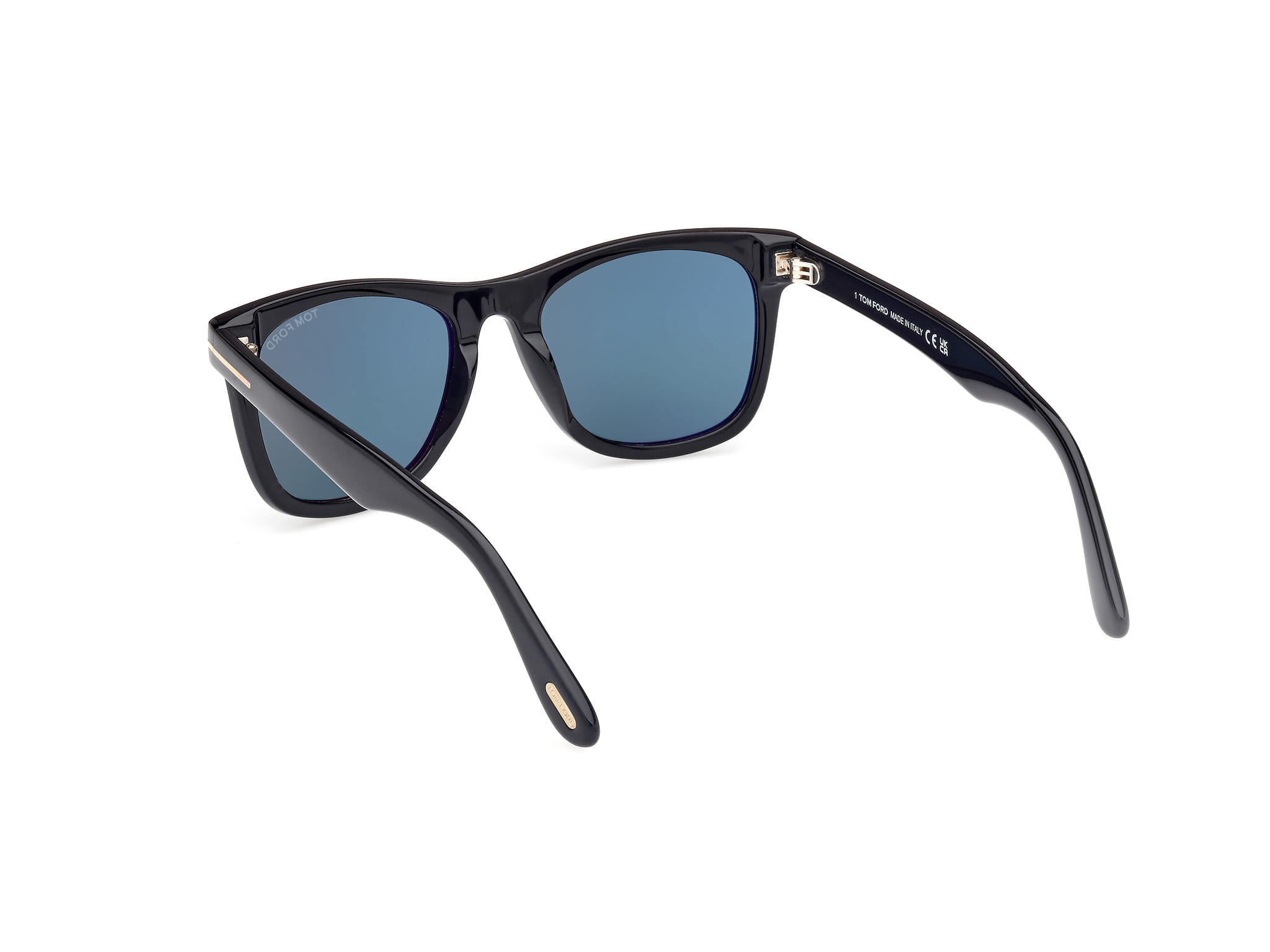 Tomford FT1099 Sunglass Black Male Full Shell Sunglass — Black frame — view 3