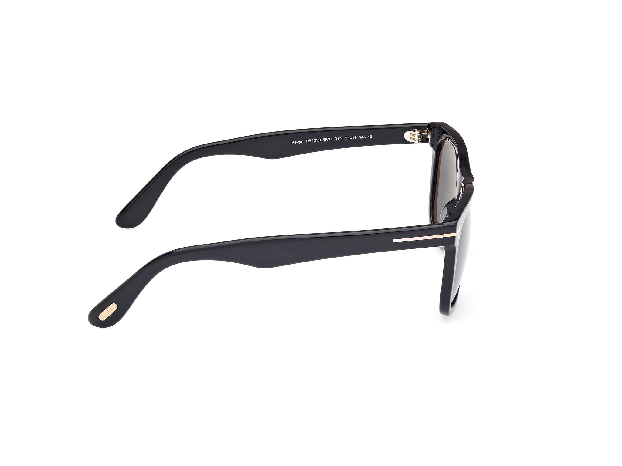 Tomford FT1099 Sunglass Black Male Full Shell Sunglass — Black frame