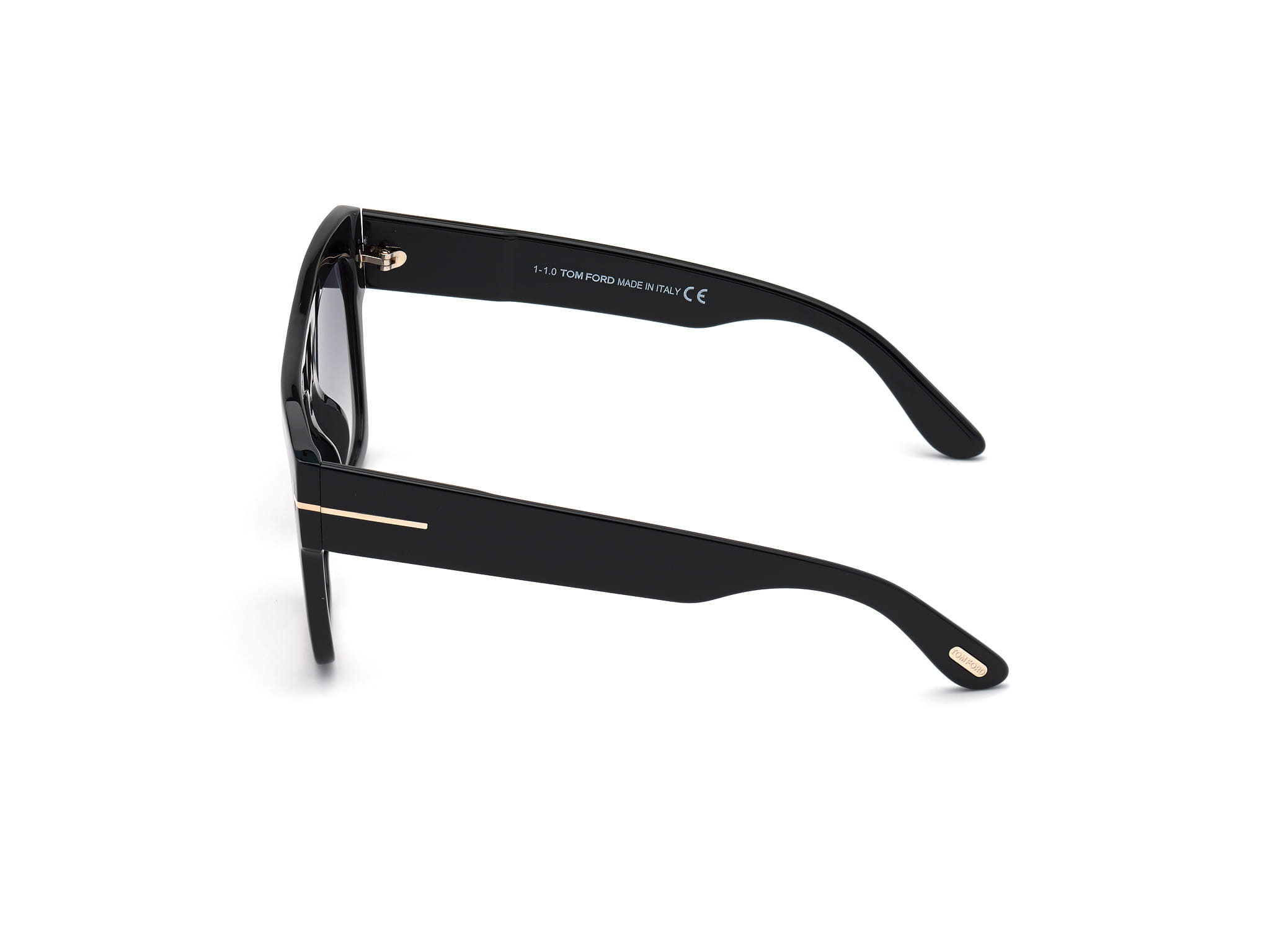 Tomford FT0847 Sunglass Black Male Full Shell Sunglass — Black frame — view 3