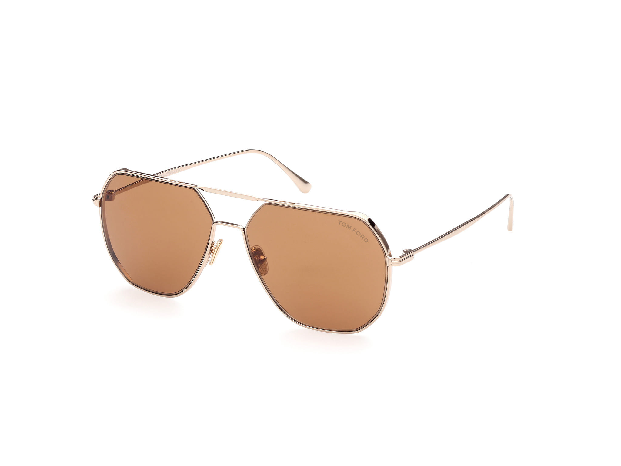 Tomford TF852 Sunglass Gold Male Full Metal — Gold frame