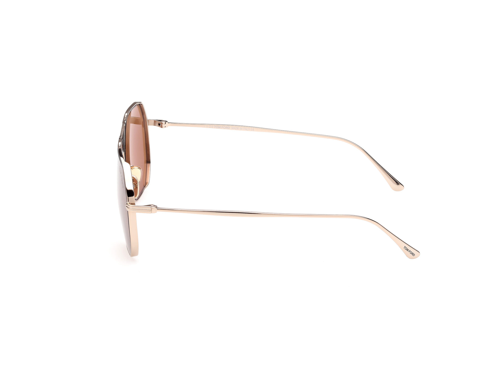 Tomford TF852 Sunglass Gold Male Full Metal Sunglass — Gold frame — view 3