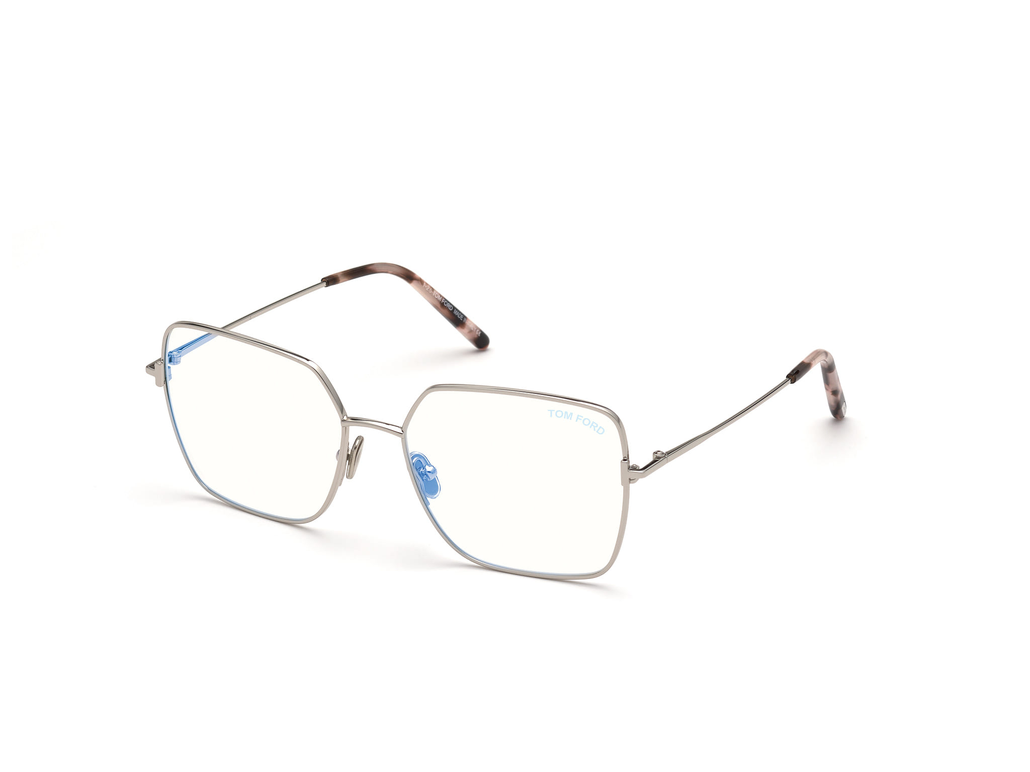 Tomford FT5739-B Frame Silver Male Full Metal — Silver frame
