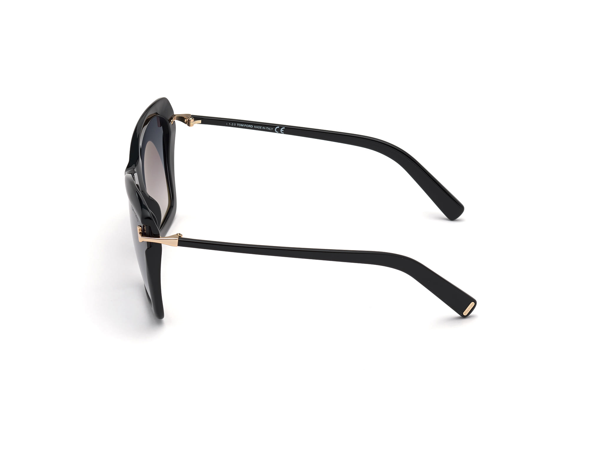 Tomford TF849 Sunglass Black Female Full Shell Sunglass — view 3