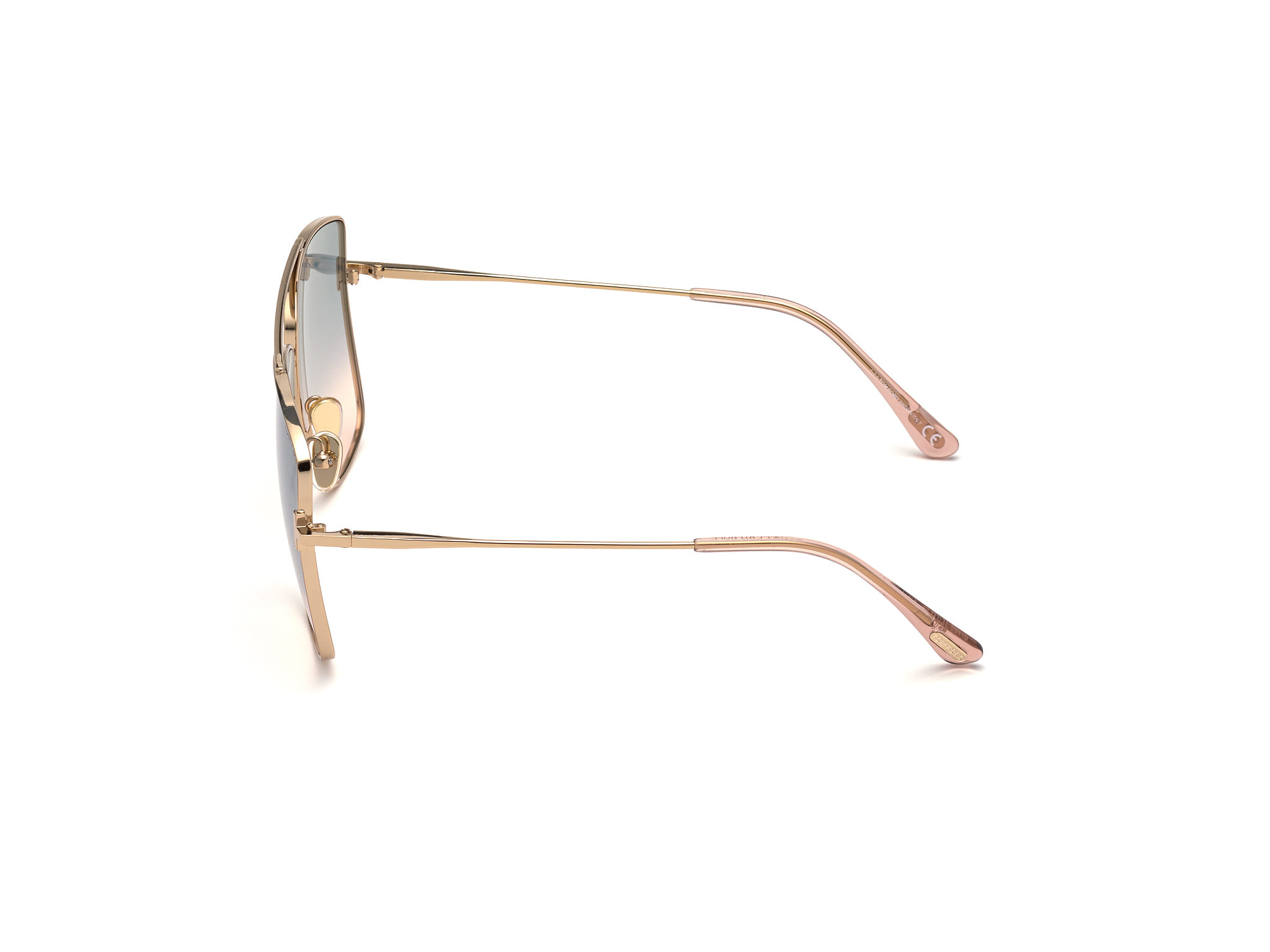 Tomford FT0838 Sunglass Gold Male Full Metal Sunglass — Gold frame — view 3