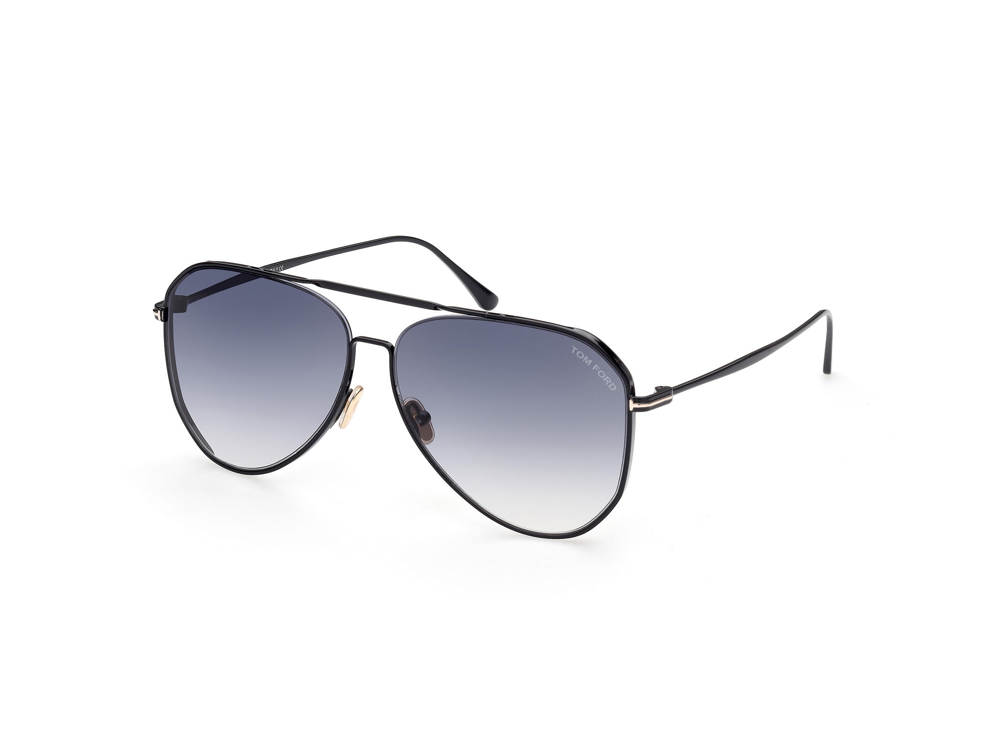 Tomford FT0853 Sunglass Black Male Full Metal — Black frame