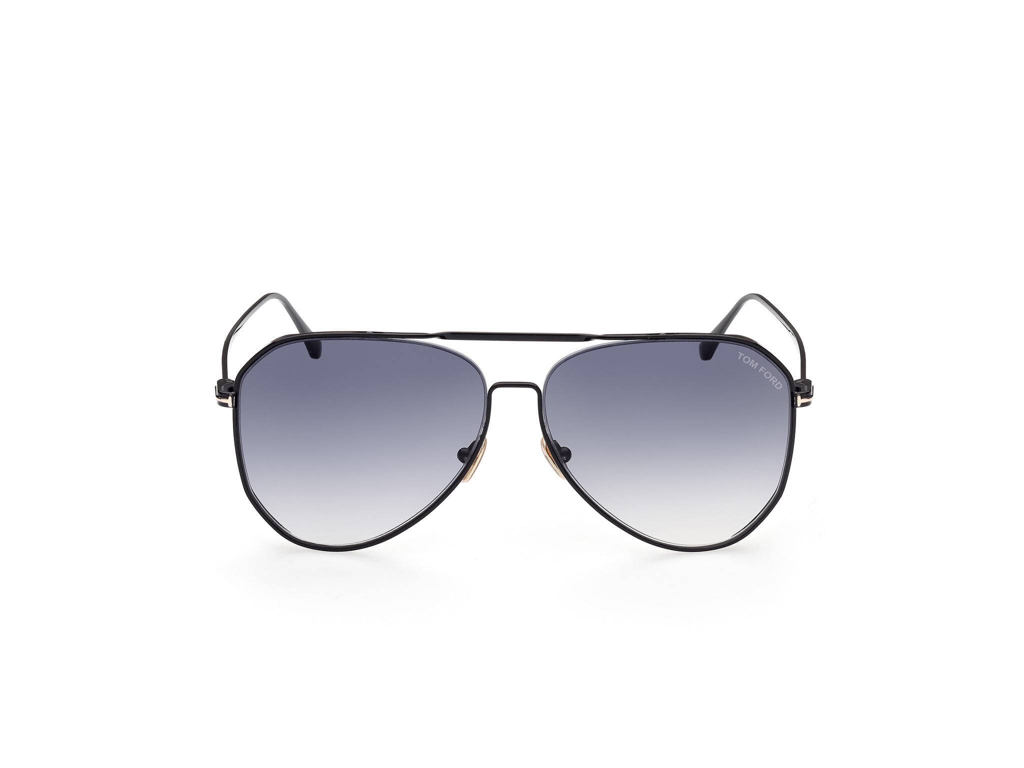 Tomford FT0853 Sunglass Black Male Full Metal Sunglass — Black frame — view 2