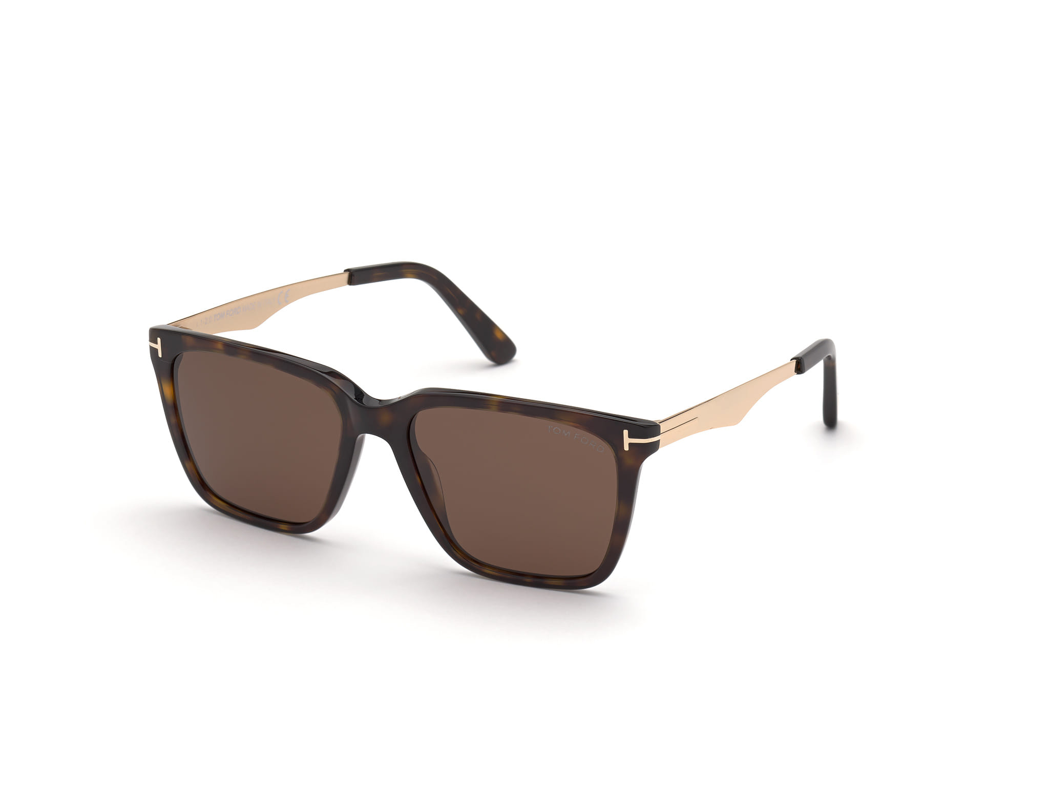 Tomford FT0862 Sunglass Tortoise Male Full Metal — Tortoise frame