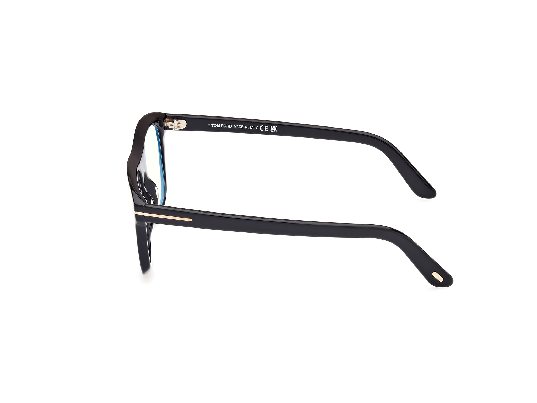 Tomford FT5939-B Frame Black Male Full Shell Frame — Black frame — view 2