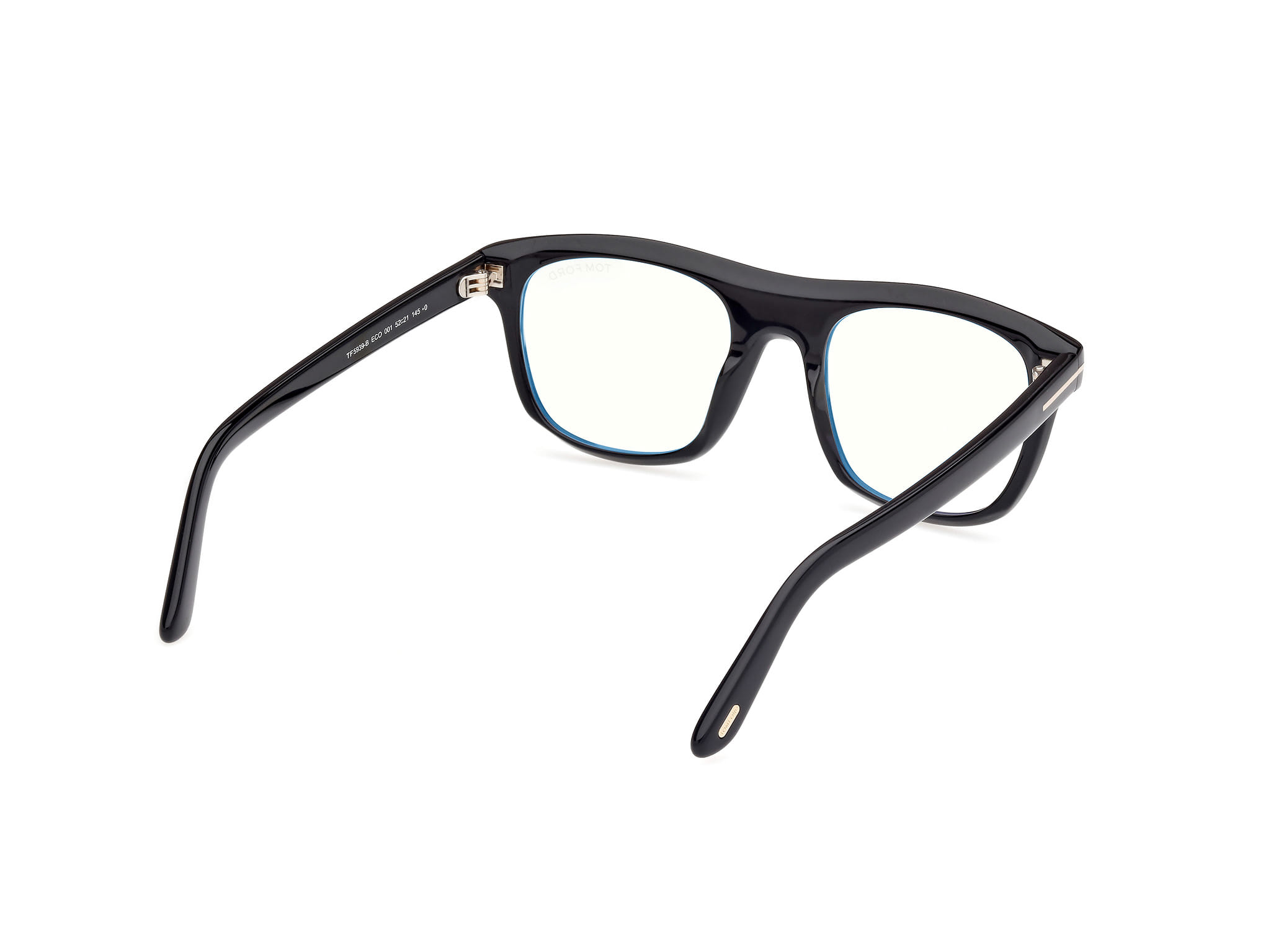 Tomford FT5939-B Frame Black Male Full Shell Frame — Black frame — view 5