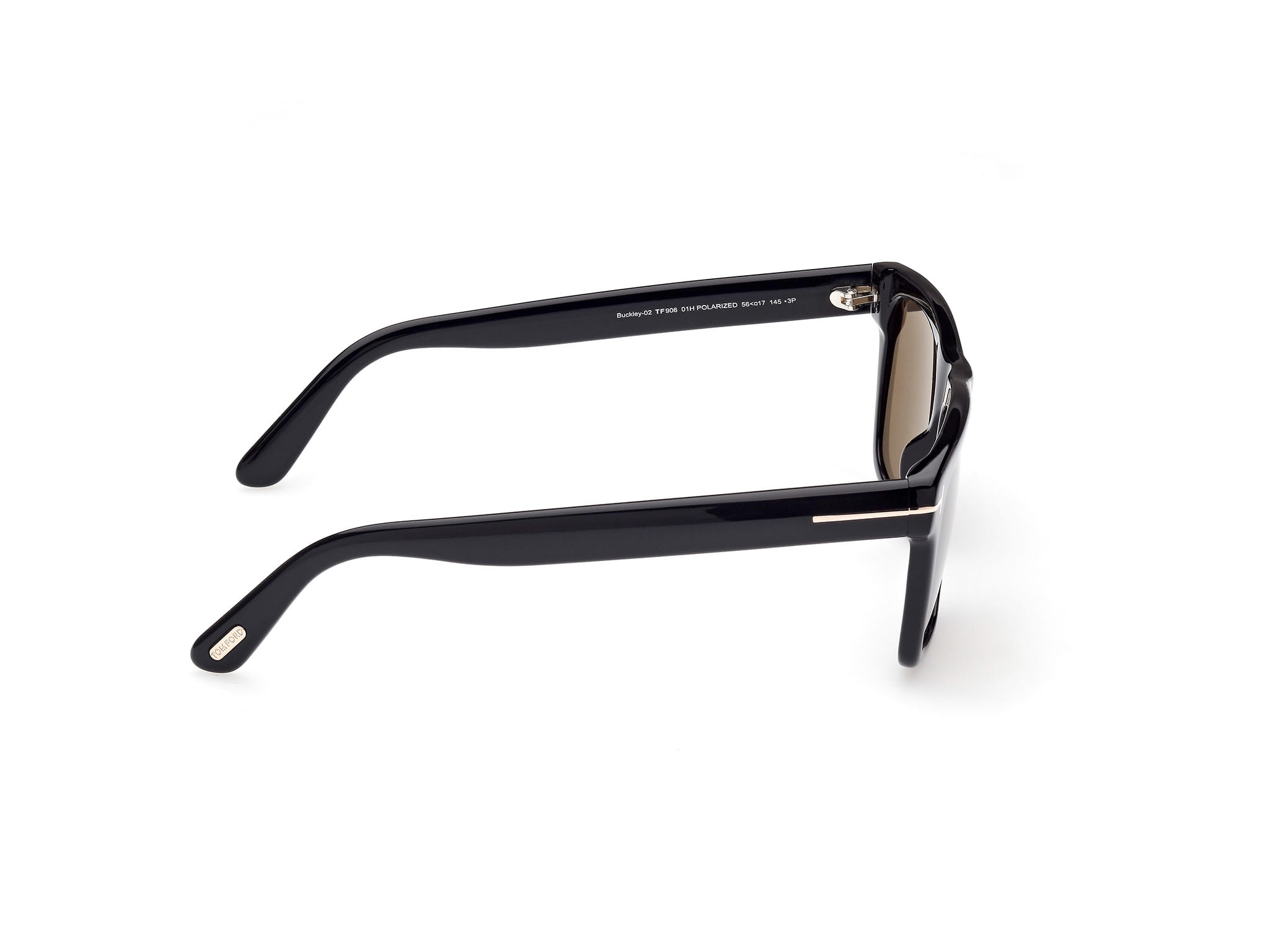 Tomford FT0906 Sunglass Black Male Full Shell Sunglass — Black frame — view 6