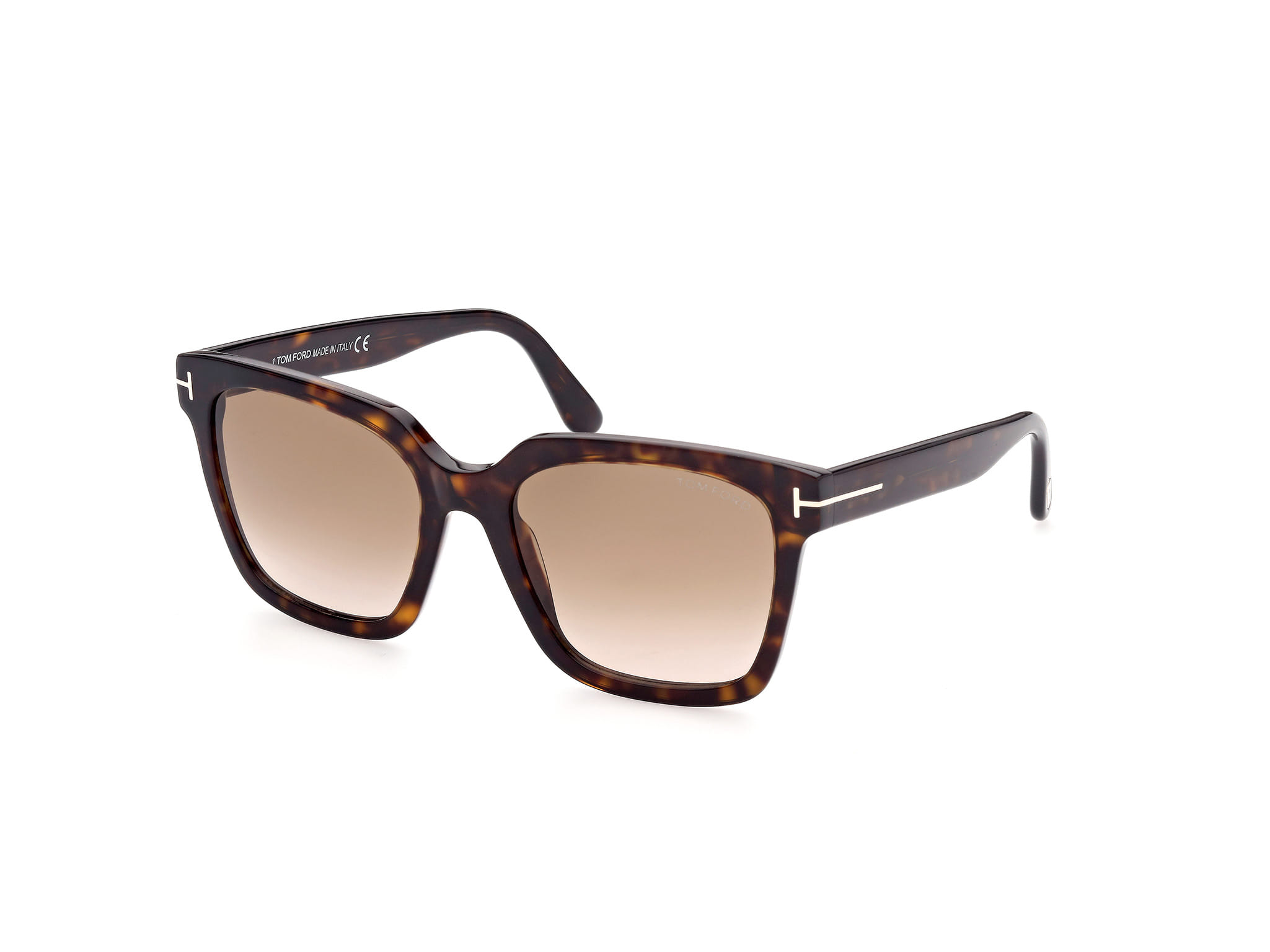 Tomford FT0952 Sunglass Tortoise Female Full Shell — Tortoise frame