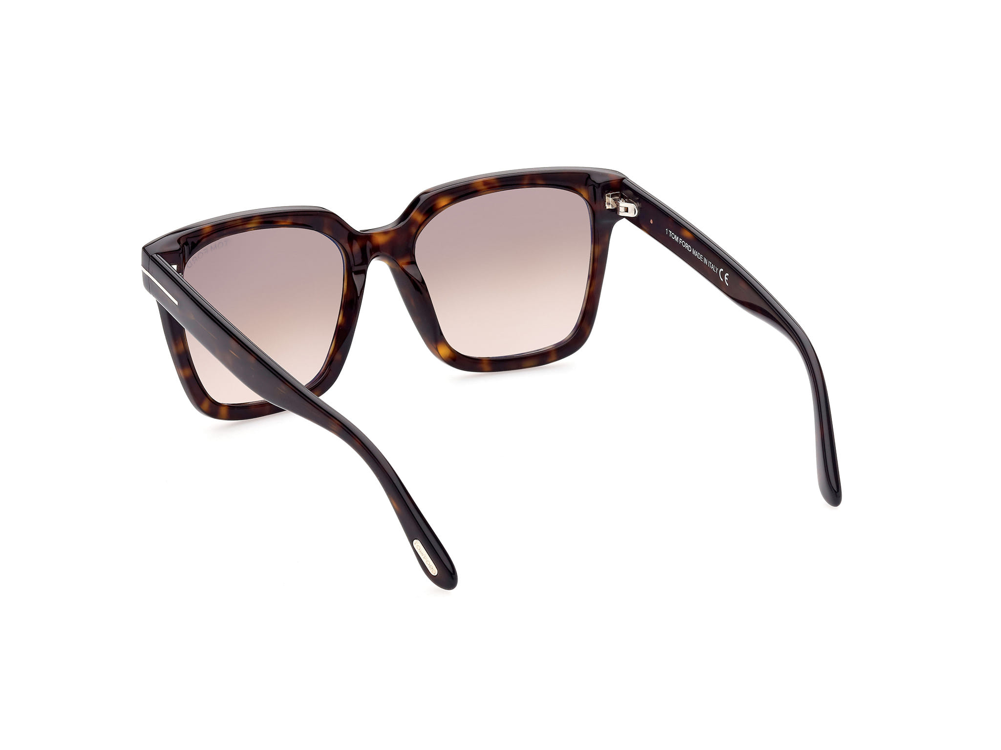 Tomford FT0952 Sunglass Tortoise Female Full Shell Sunglass — Tortoise frame — view 3