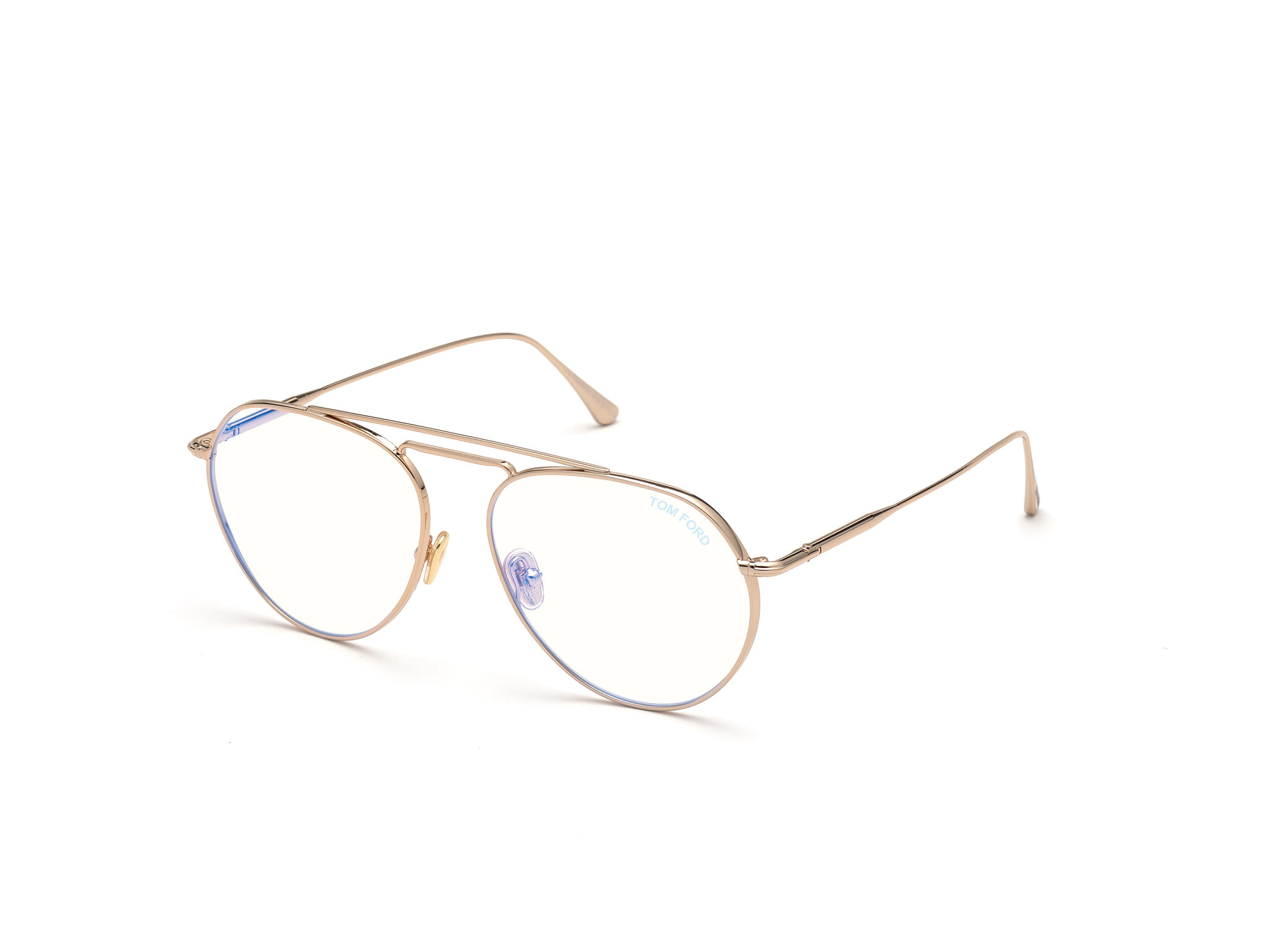 Tomford FT5730-B Frame Light Gold Male Full Metal — Light Gold frame