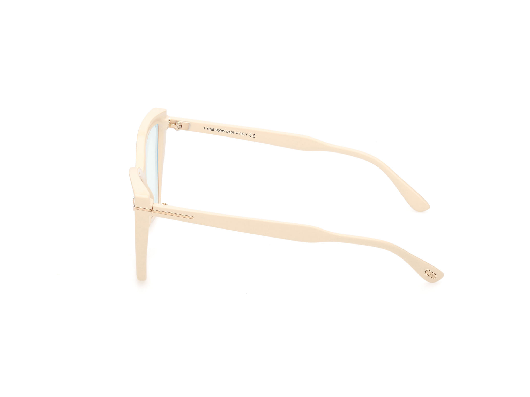 Tomford FT5844-B Frame Ivory Female Full Shell Frame — Ivory frame — view 2