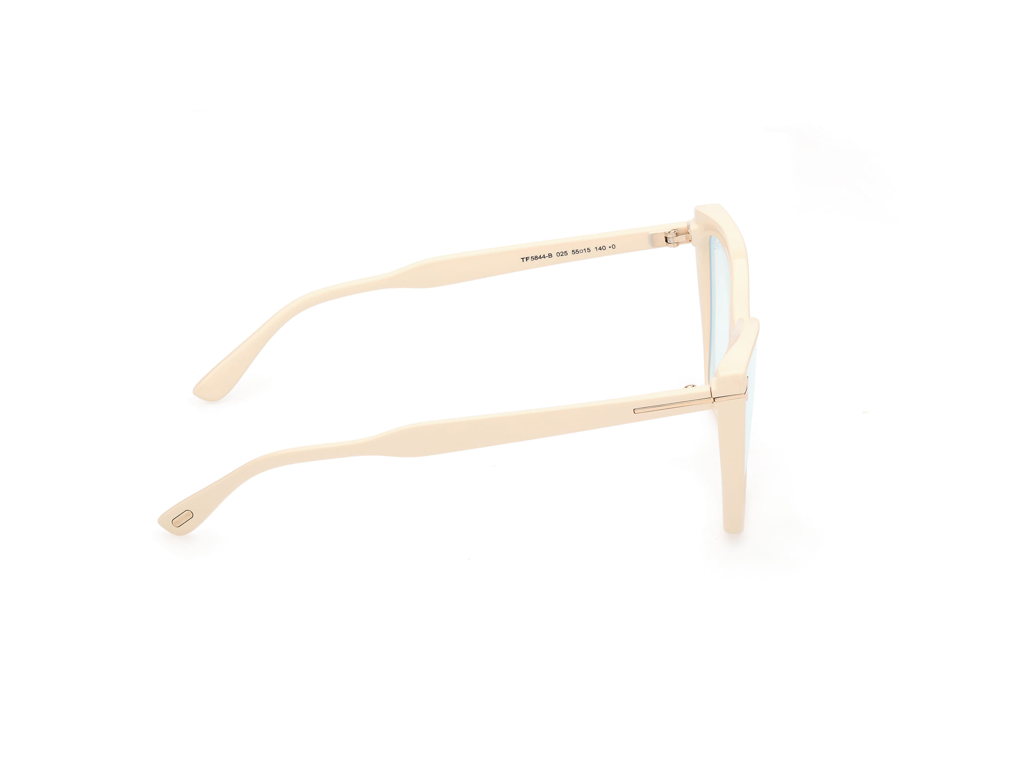 Tomford FT5844-B Frame Ivory Female Full Shell Frame — Ivory frame — view 6