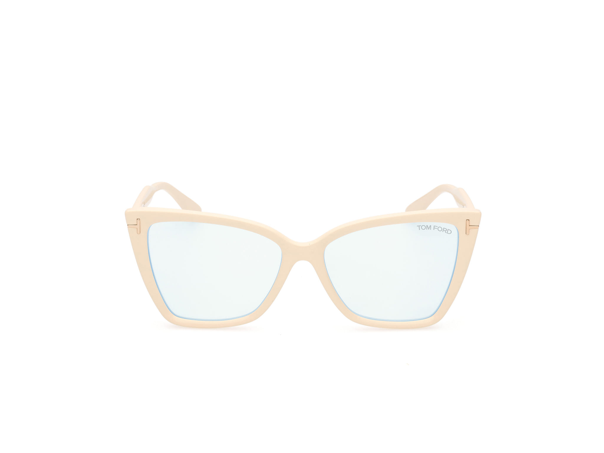 Tomford FT5844-B Frame Ivory Female Full Shell Frame — Ivory frame — view 8