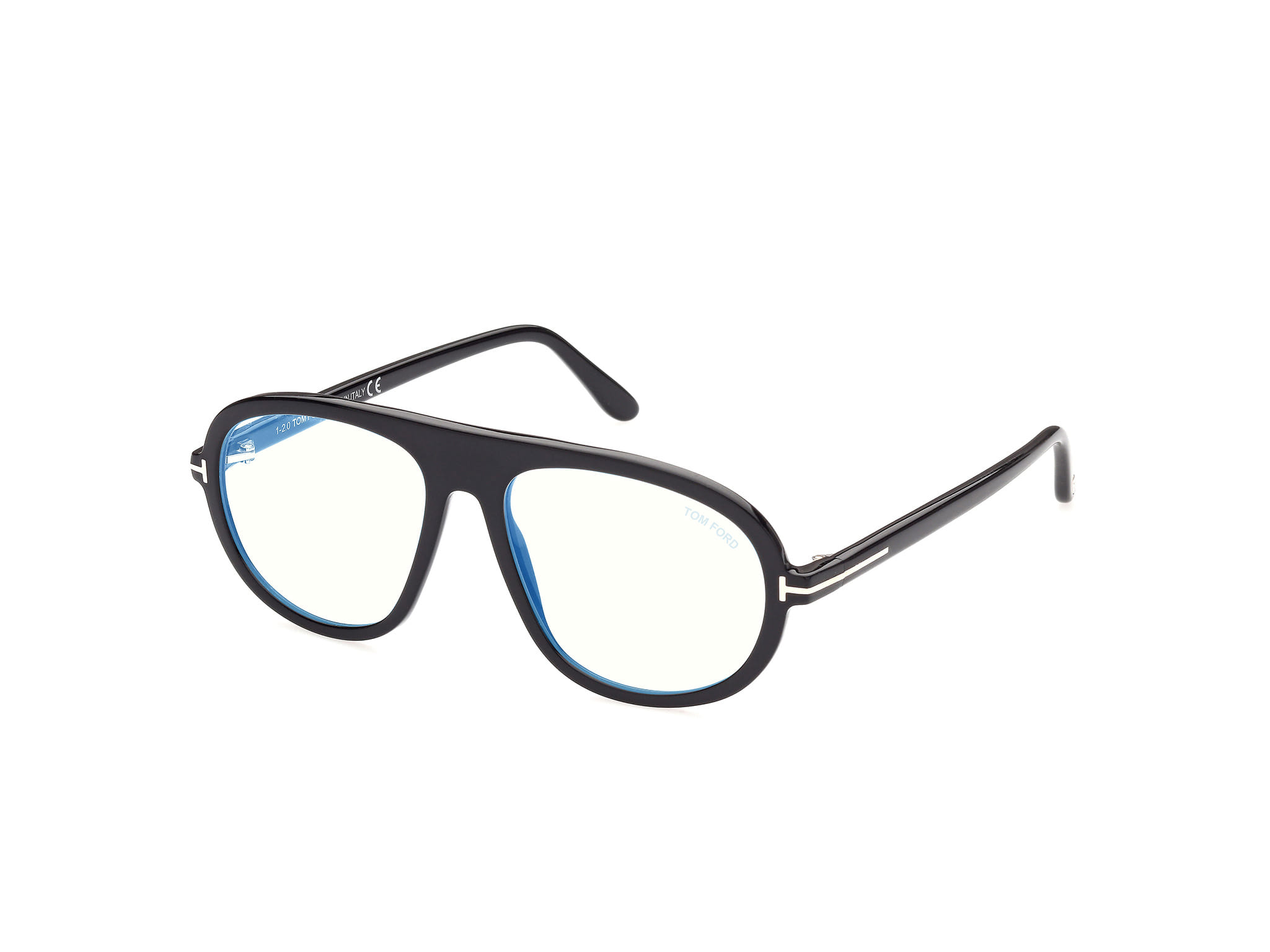 Tomford FT5755-B Frame Black Male Full Shell — Black frame