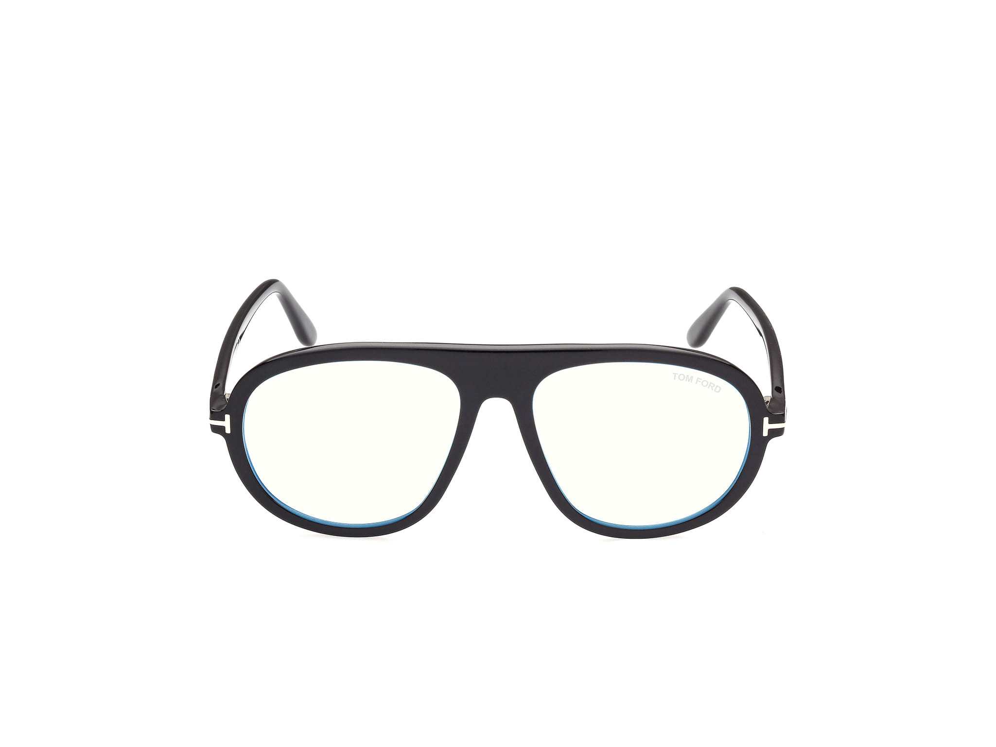 Tomford FT5755-B Frame Black Male Full Shell Frame — Black frame — view 2