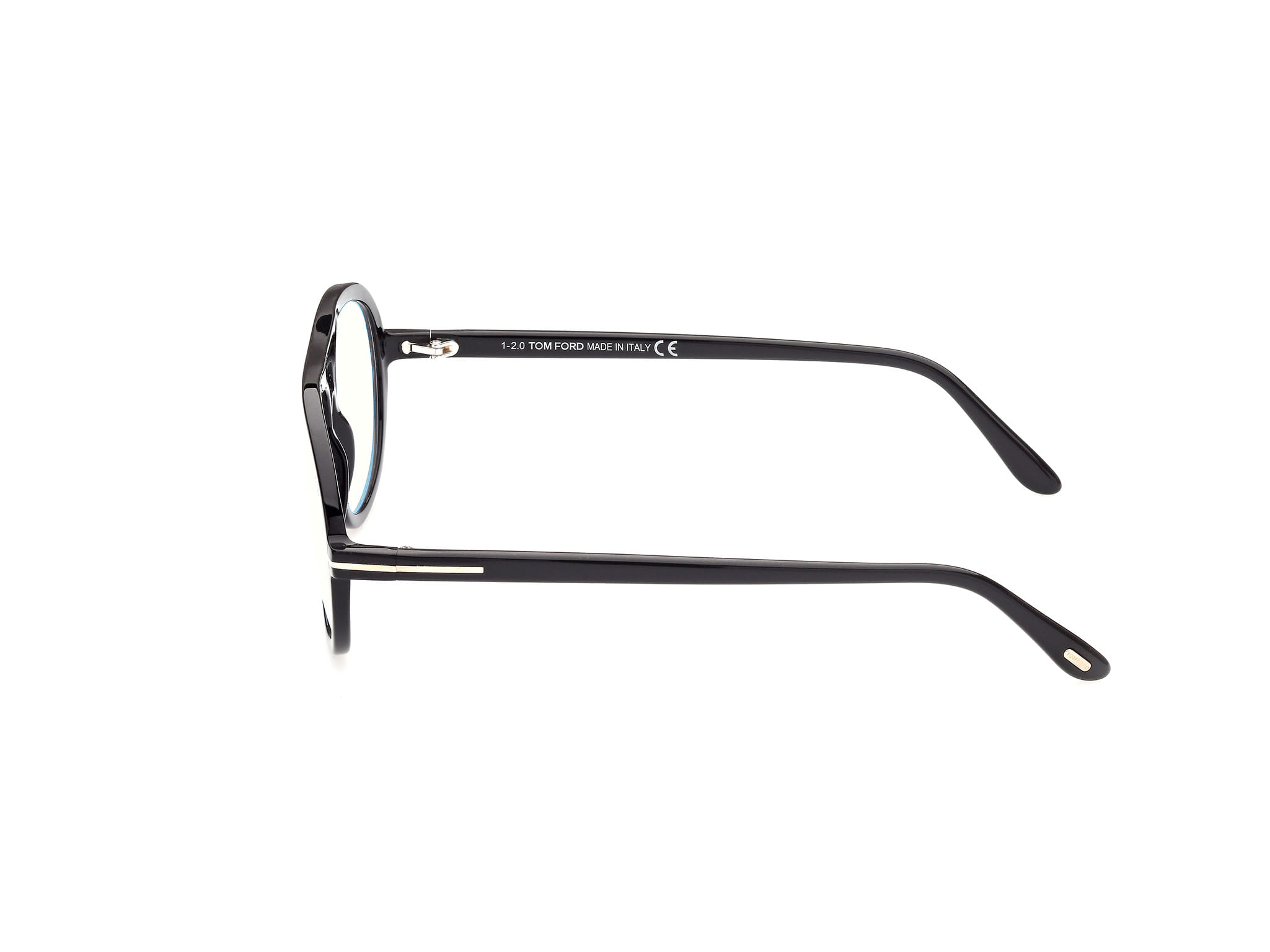 Tomford FT5755-B Frame Black Male Full Shell Frame — Black frame — view 3