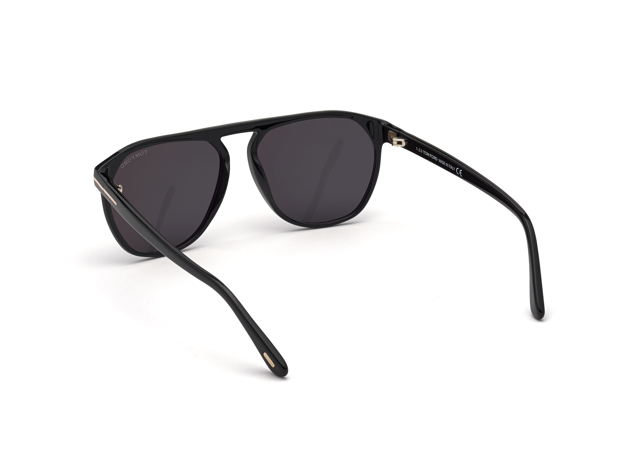 Tomford FT0835 Sunglass Black Male Full Shell Sunglass — Black frame — view 3