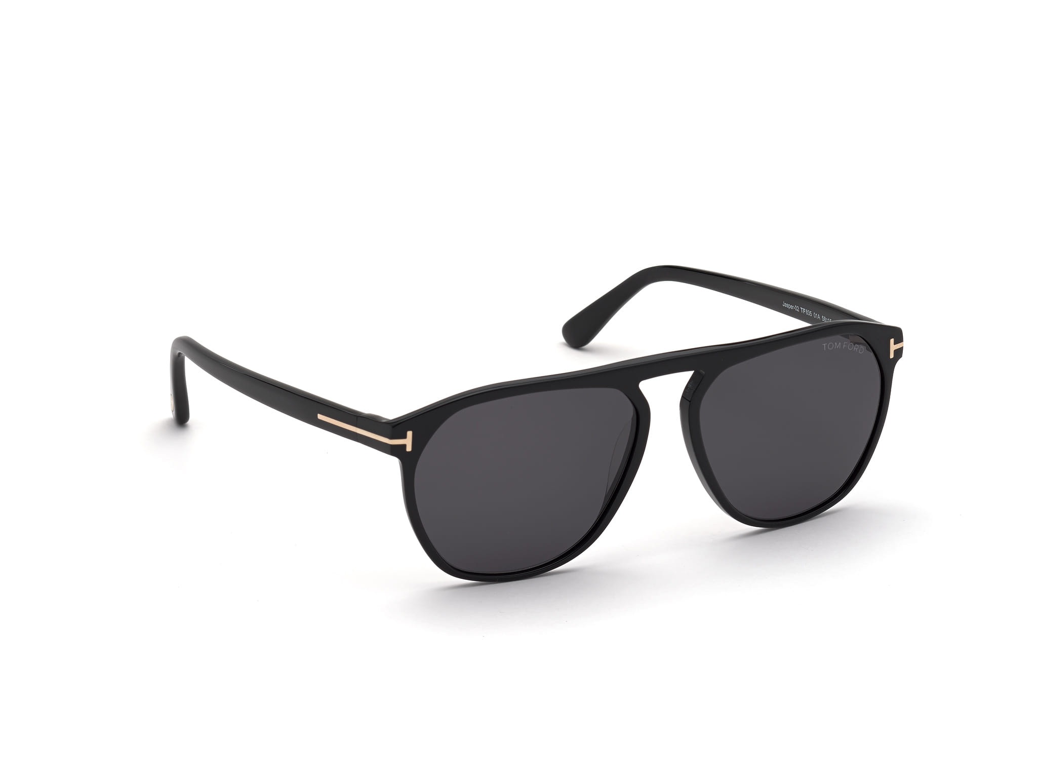 Tomford FT0835 Sunglass Black Male Full Shell Sunglass — Black frame — view 7