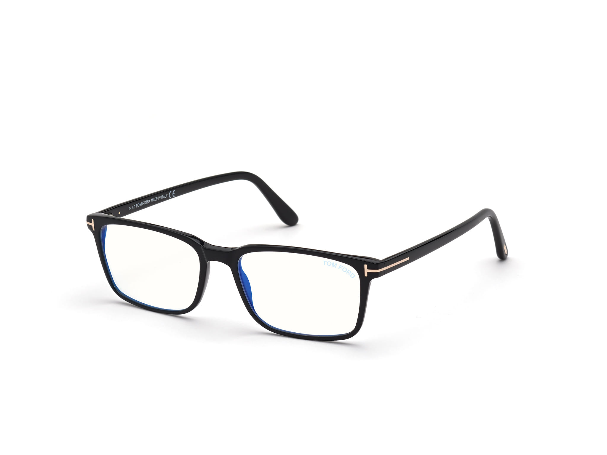 Tomford FT5735-B Frame Black Male Full Shell — Black frame