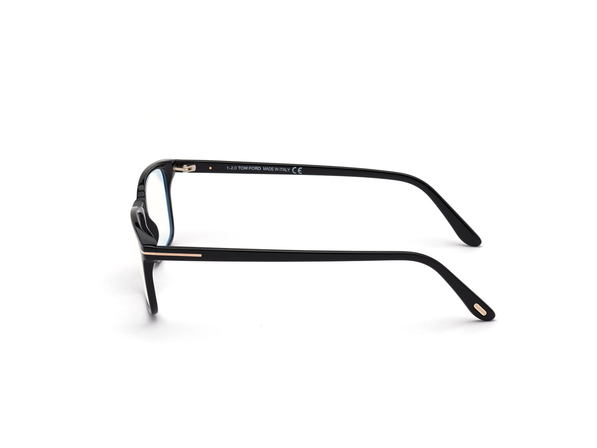 Tomford FT5735-B Frame Black Male Full Shell Frame — Black frame — view 3