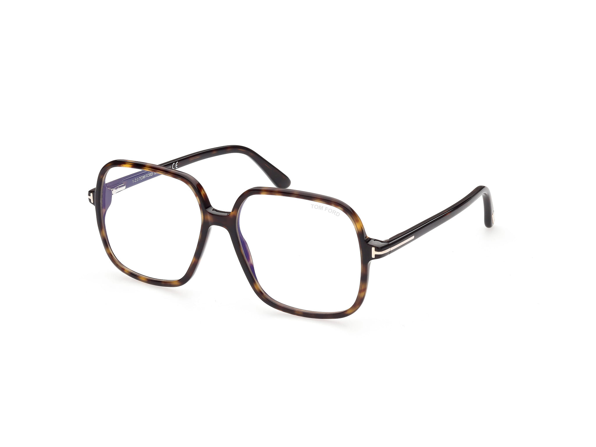 Tomford FT5764-B Frame Tortoise Unisex Full Shell — Tortoise frame