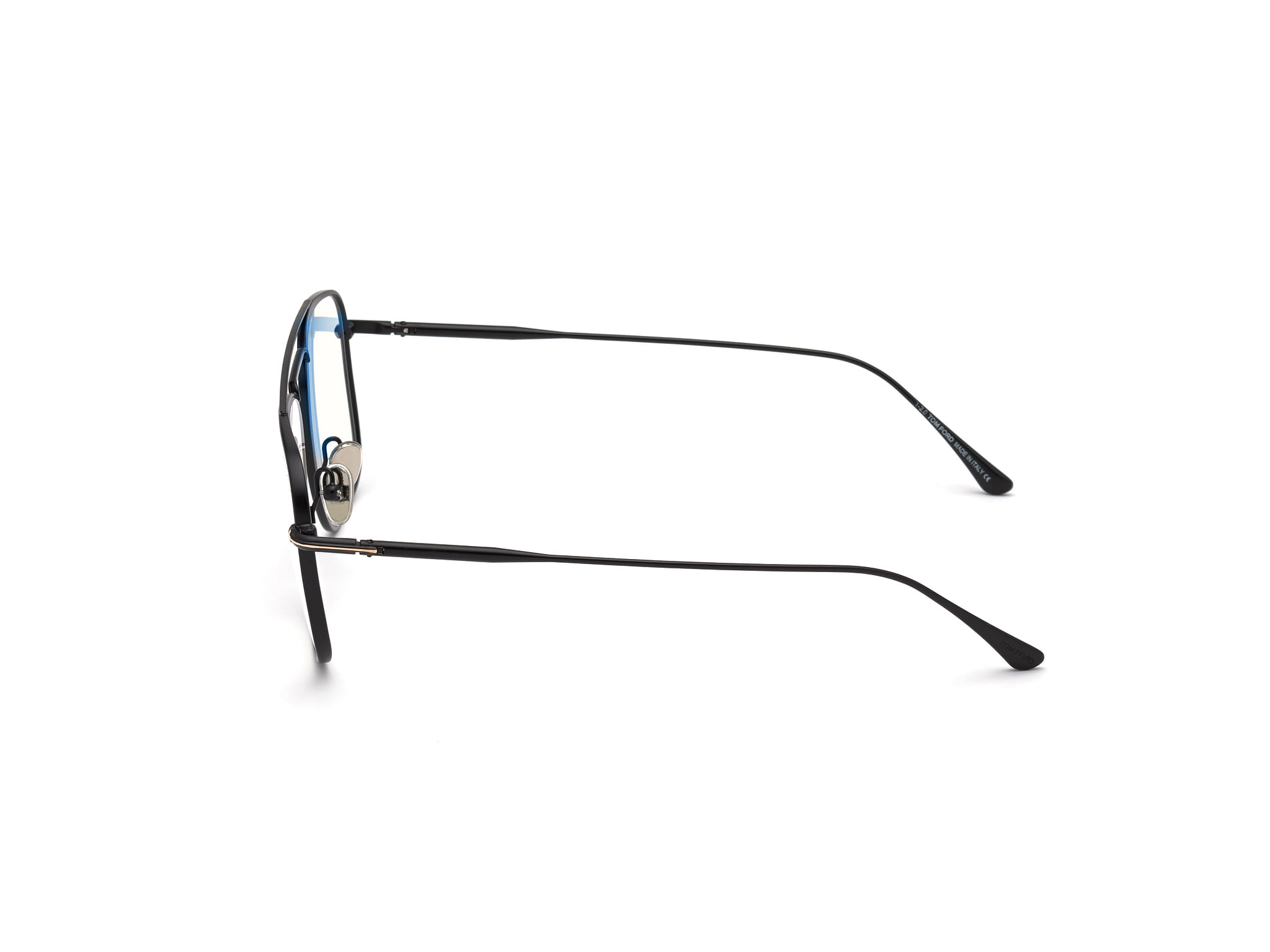 Tomford FT5731-B Frame Black Male Full Metal Frame — Black frame — view 3