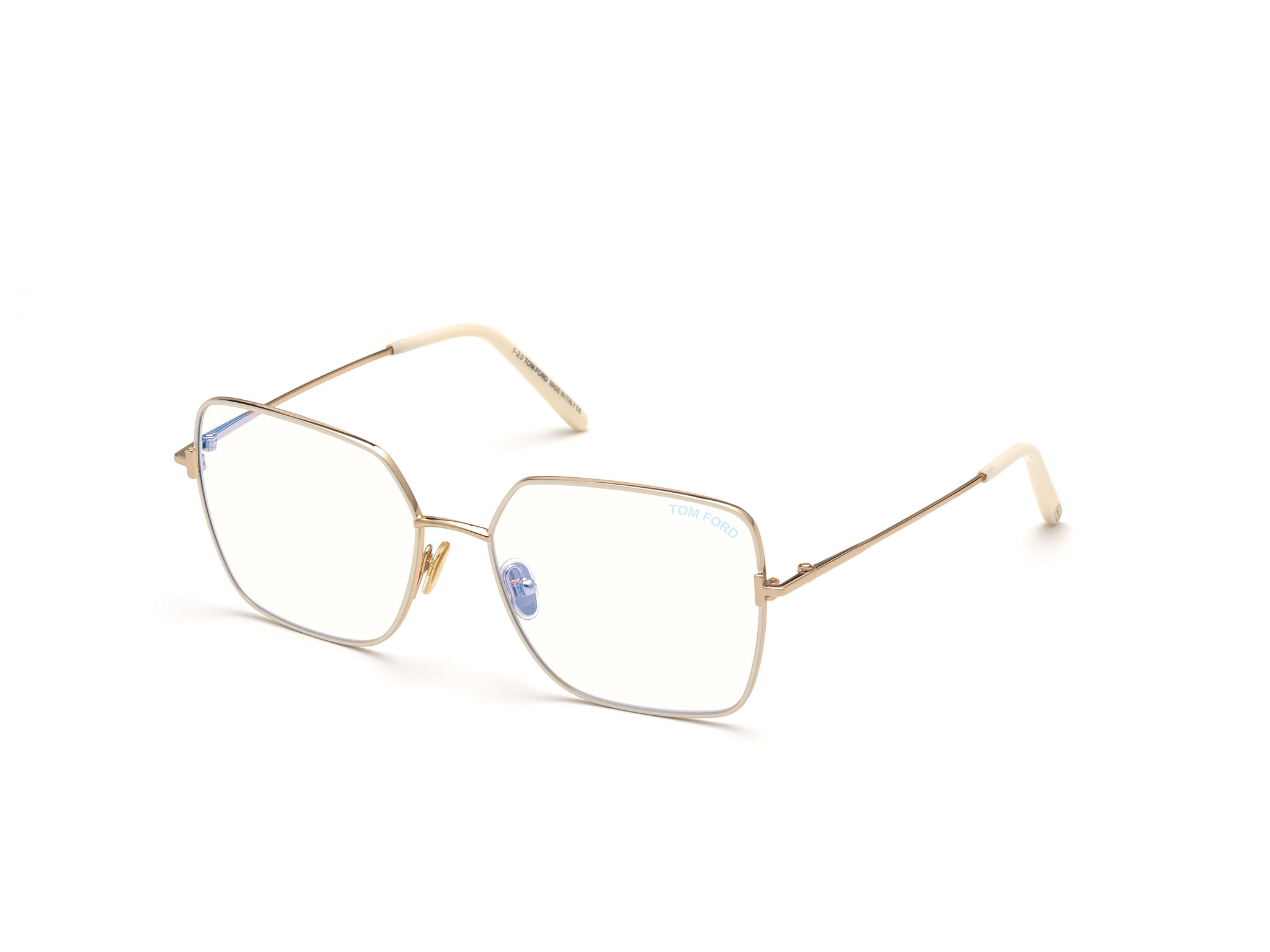 Tomford FT5739-B Frame Ivory Female Full Metal — Ivory frame